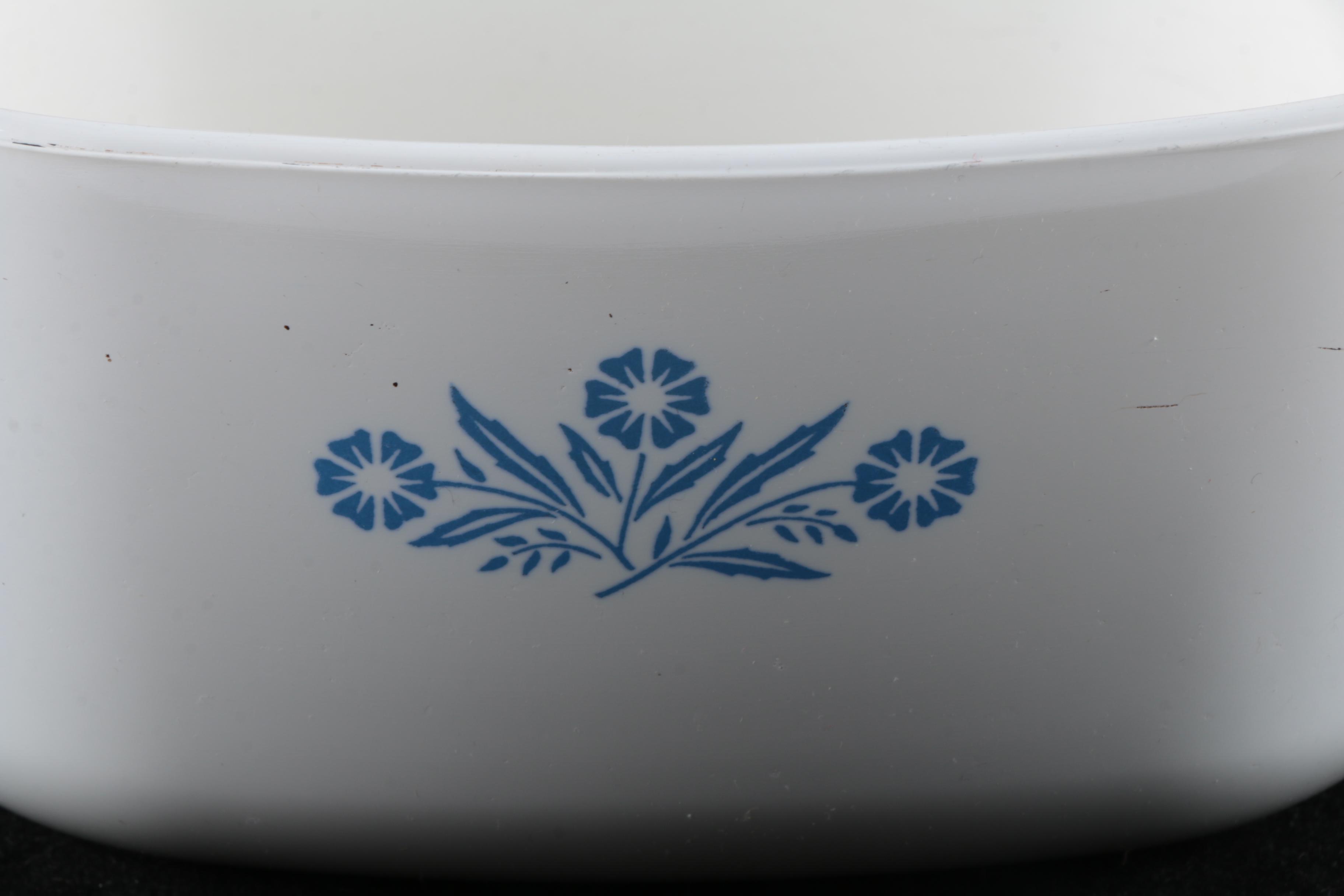 Kitchenware Featuring Pyrex, Corningware and Cookbooks