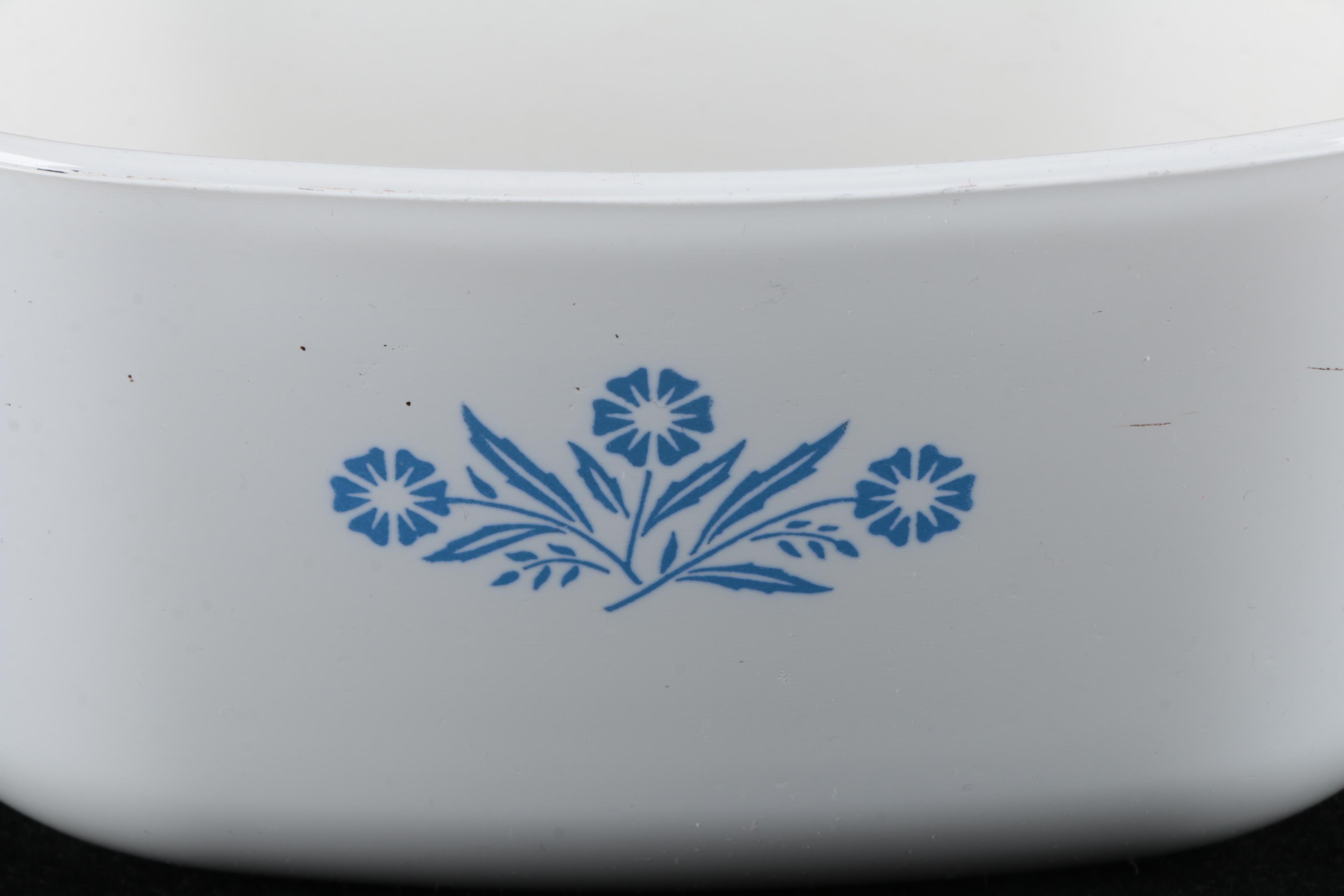 Kitchenware Featuring Pyrex, Corningware and Cookbooks