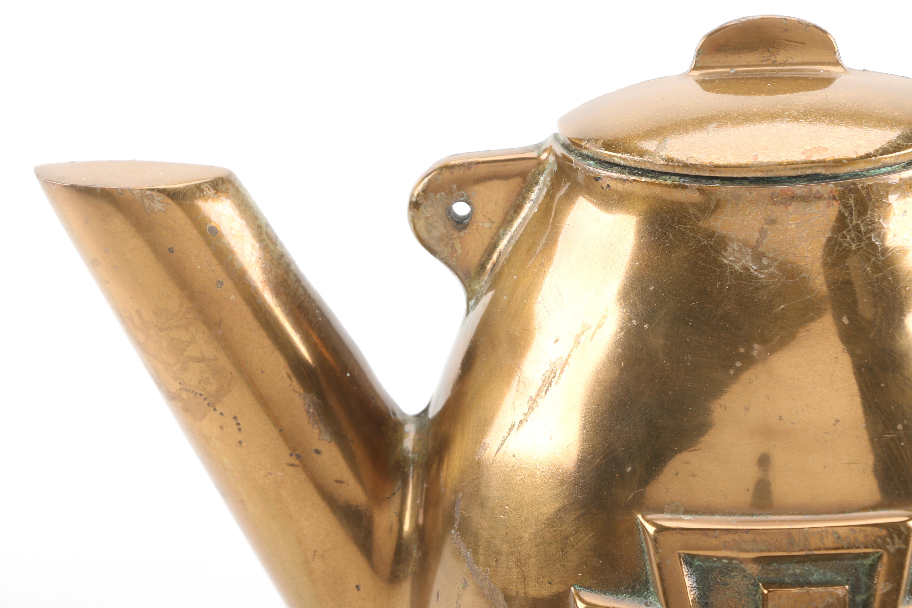 Forest Oil Brass Oil Pot Plaque