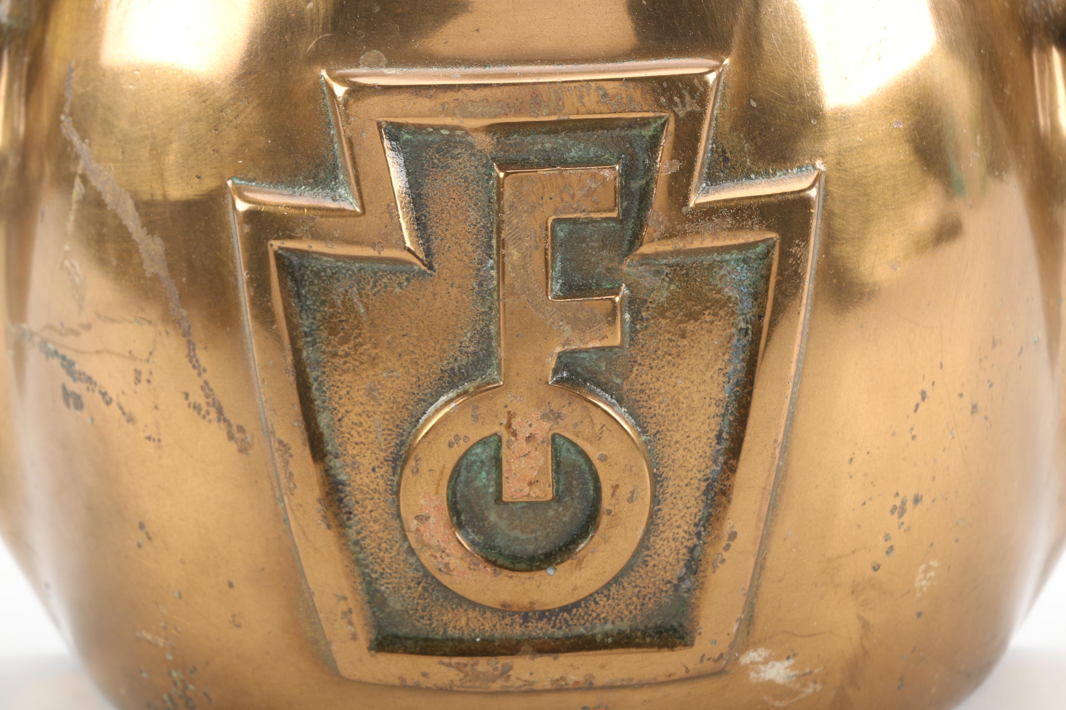 Forest Oil Brass Oil Pot Plaque