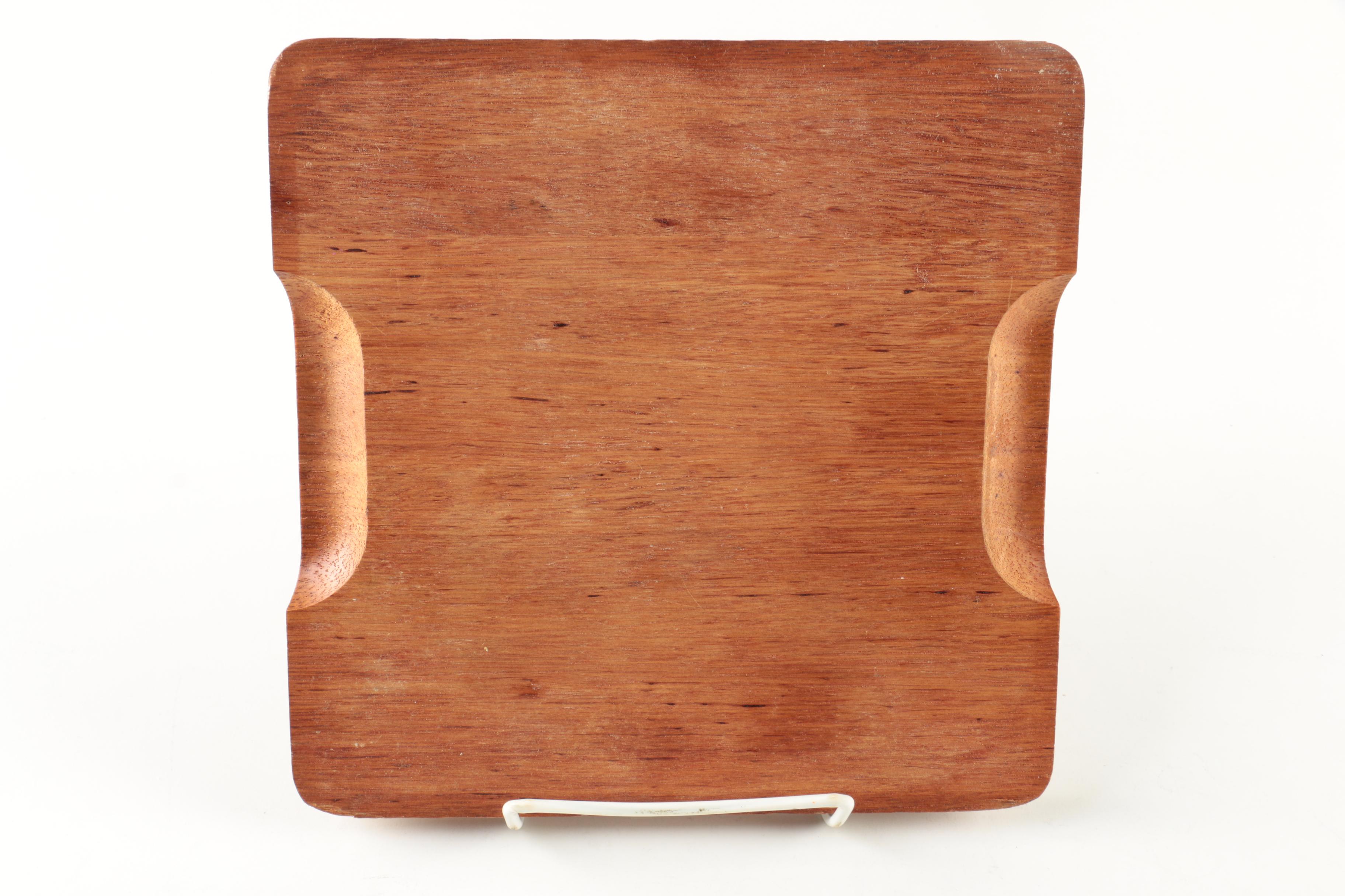 Delft Style Cheese Serving Pieces