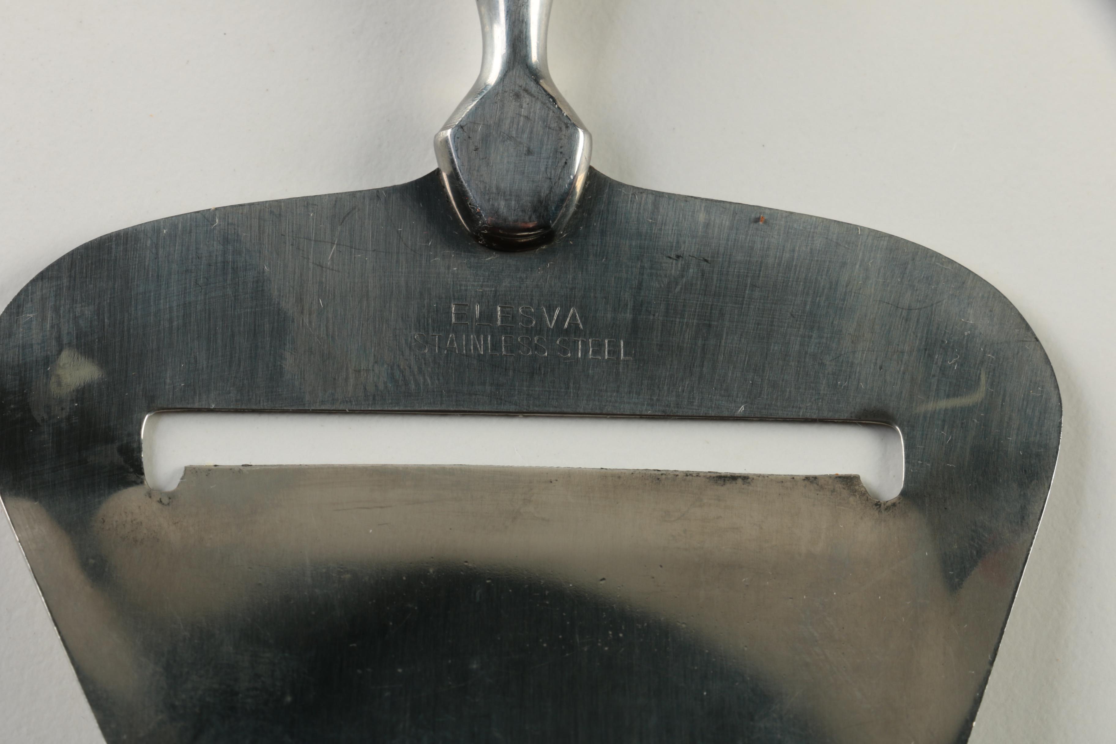 Delft Style Cheese Serving Pieces