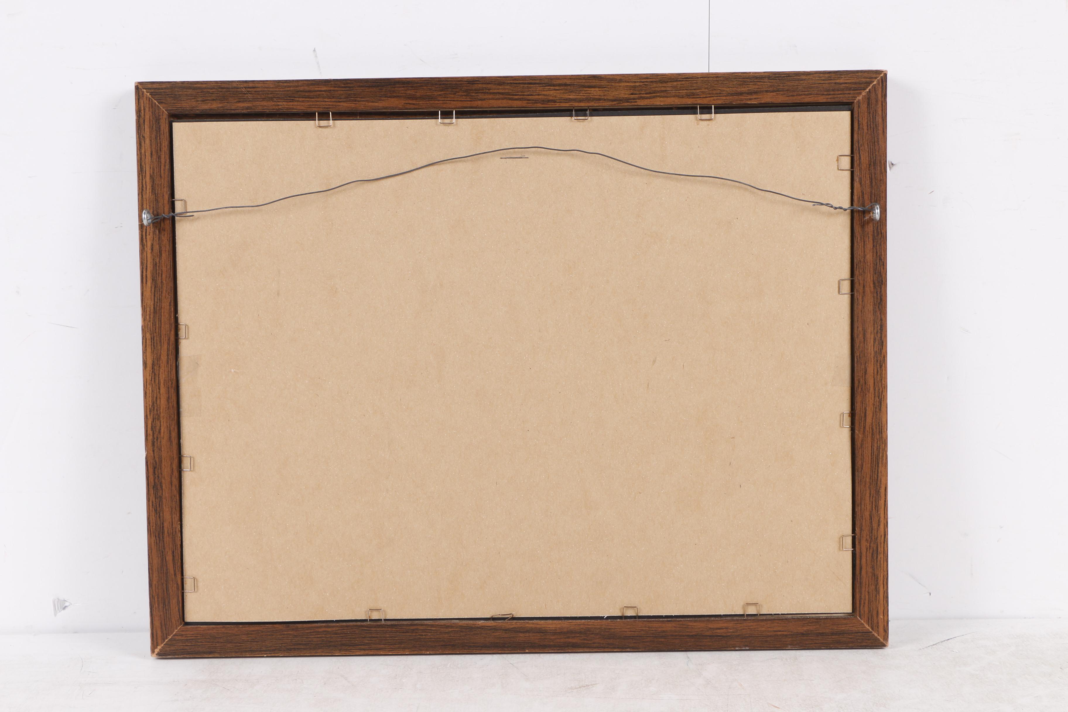 Vintage Halftone Print on Newsprint of Golfers