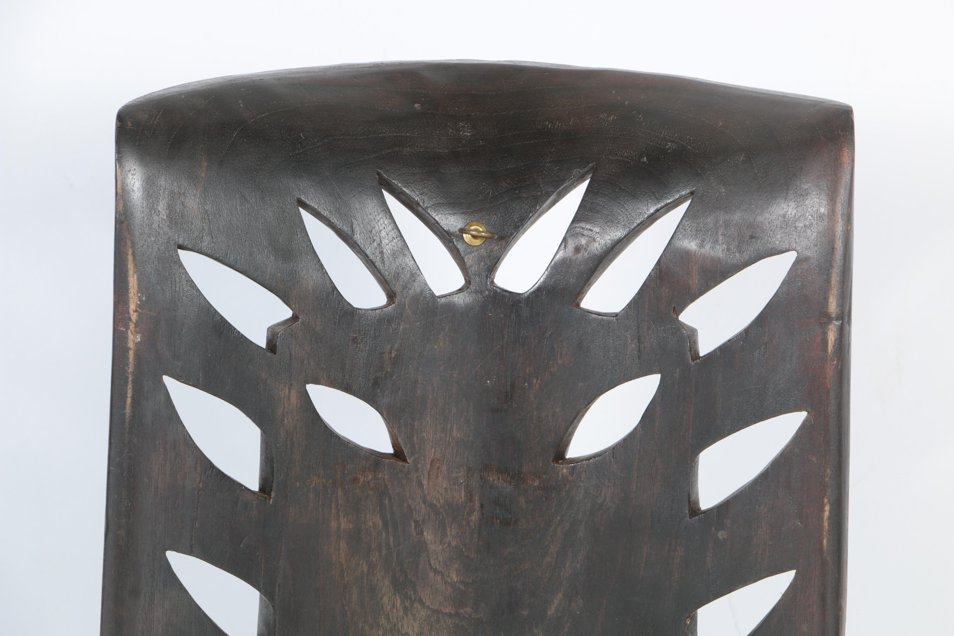 Igorot-Inspired Carved Wood Mask