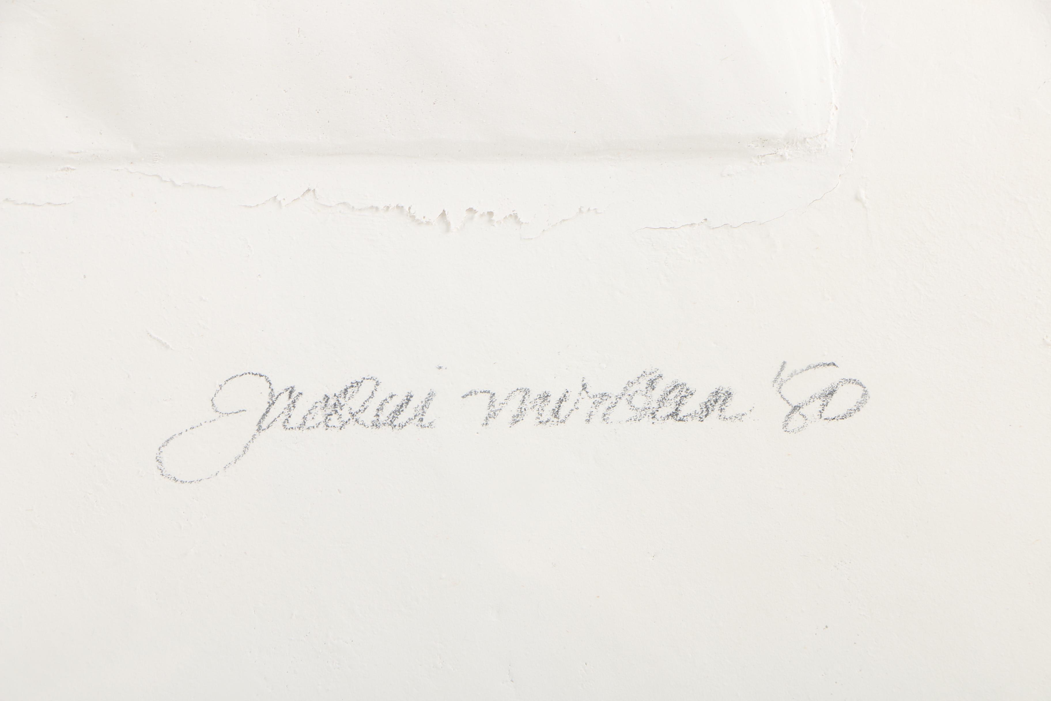 Jacqui Morgan Cast Paper Portrait "Miss America #7