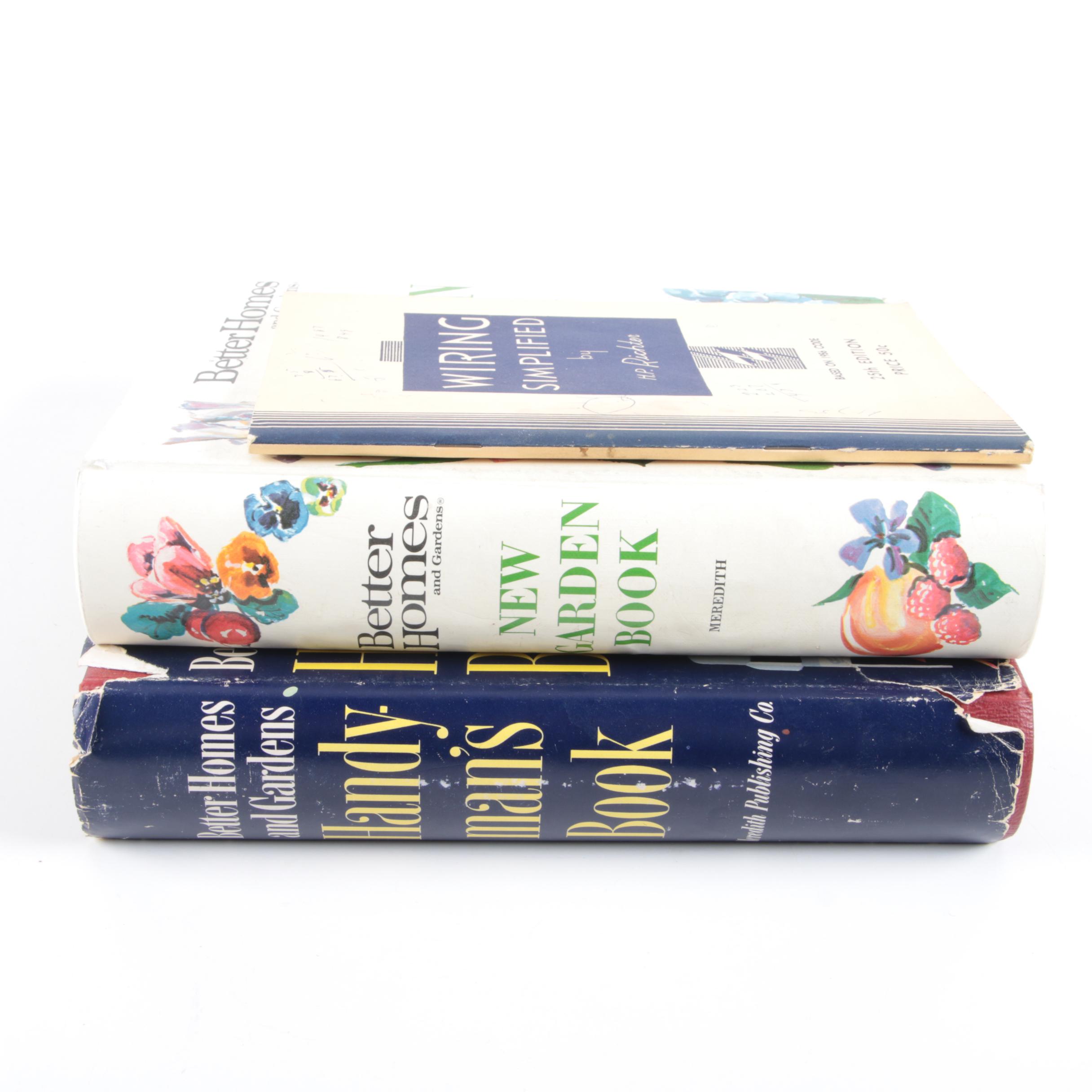 Non-Fiction Books Including 1951 "Better Homes and Gardens: Handyman's Book"