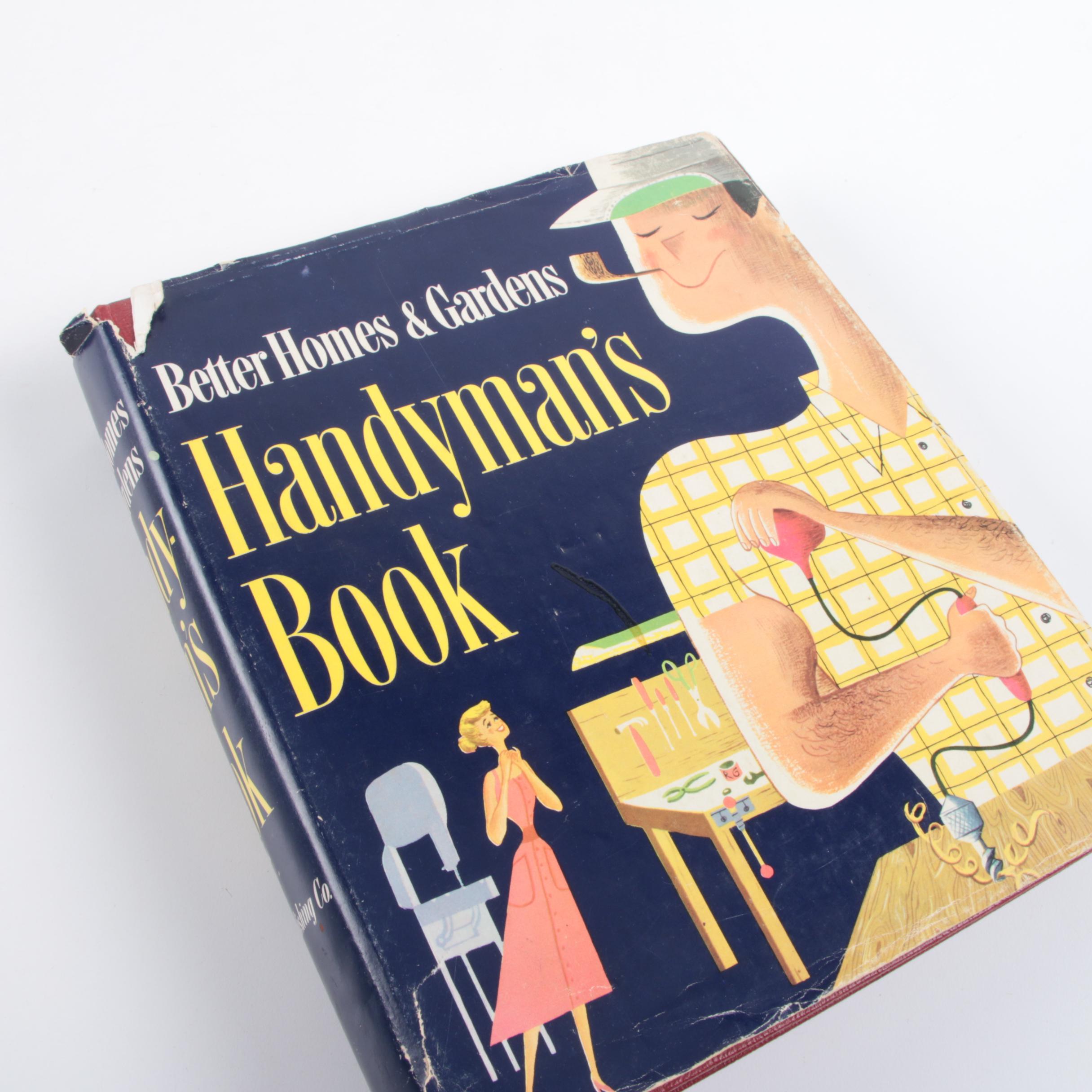 Non-Fiction Books Including 1951 "Better Homes and Gardens: Handyman's Book"
