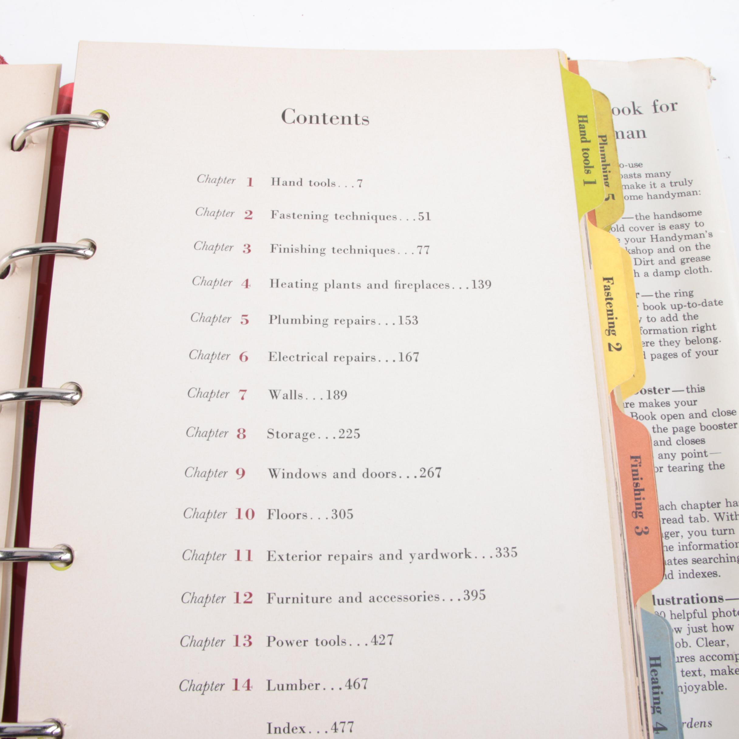 Non-Fiction Books Including 1951 "Better Homes and Gardens: Handyman's Book"