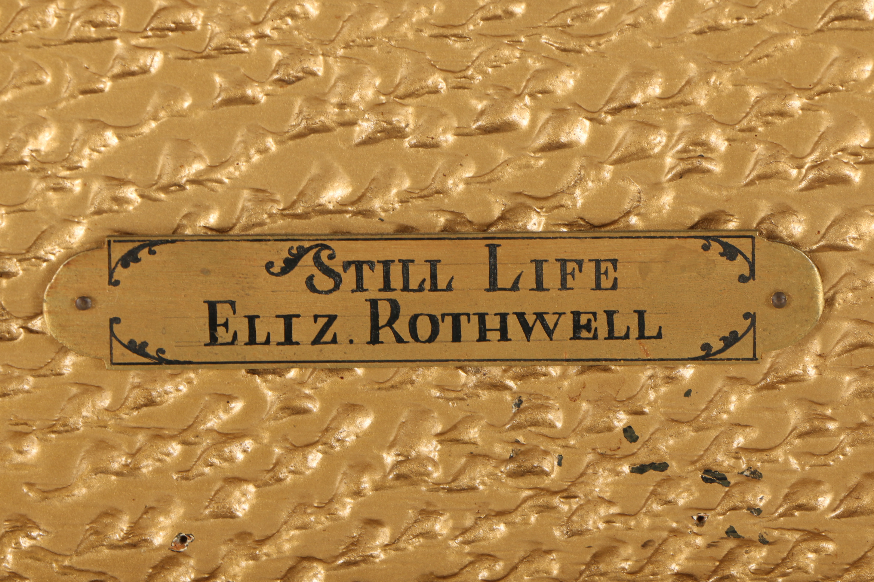 Elizabeth Rothwell Oil Painting "Still Life"