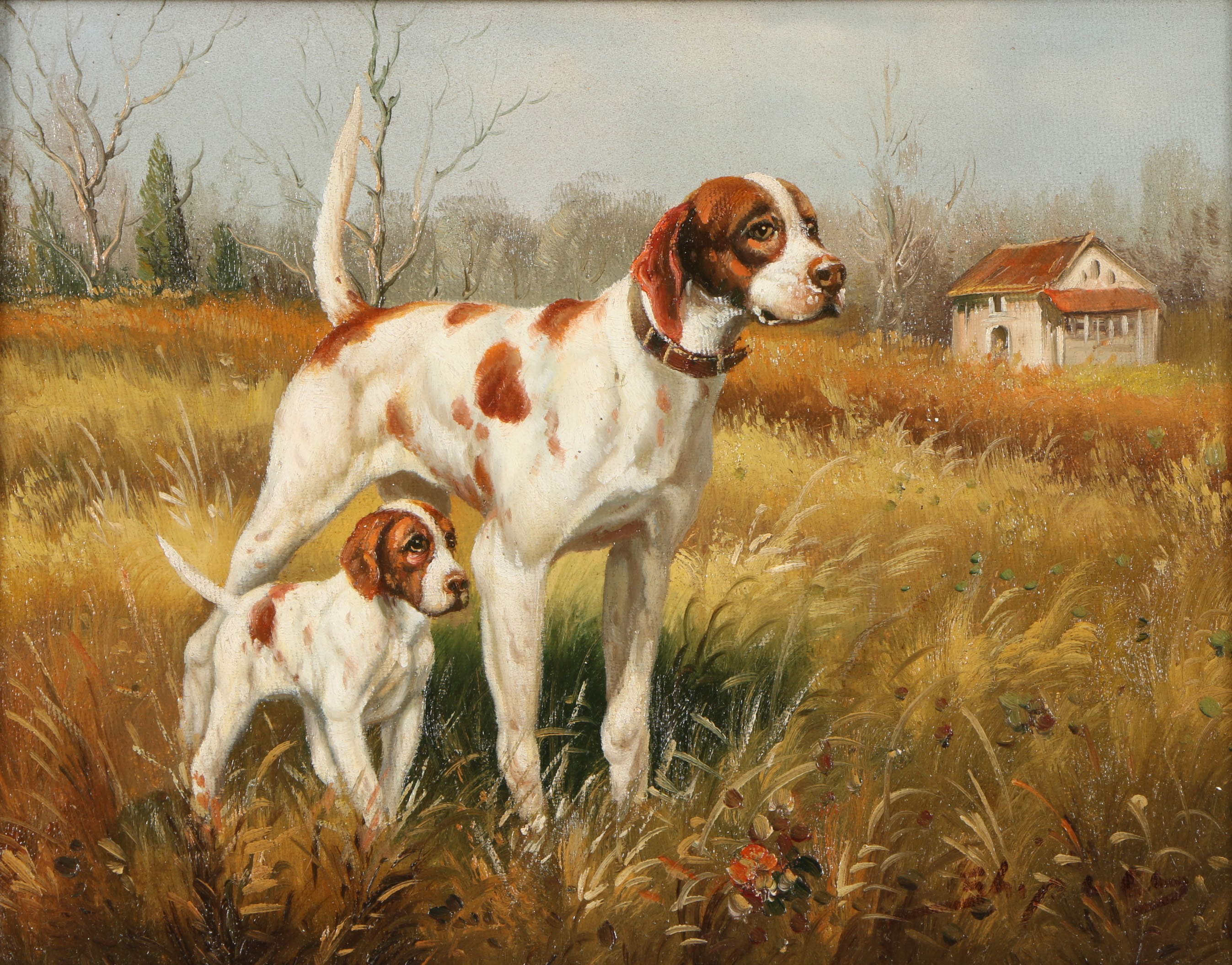 Shipley Oil Painting "Trevor and Terry"