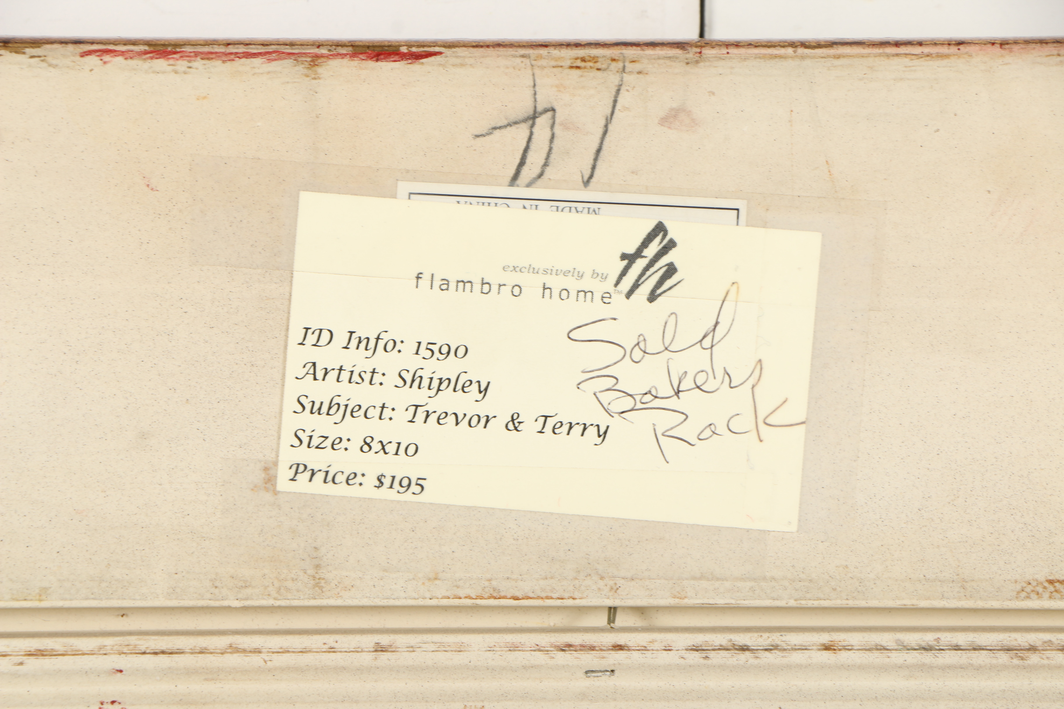 Shipley Oil Painting "Trevor and Terry"