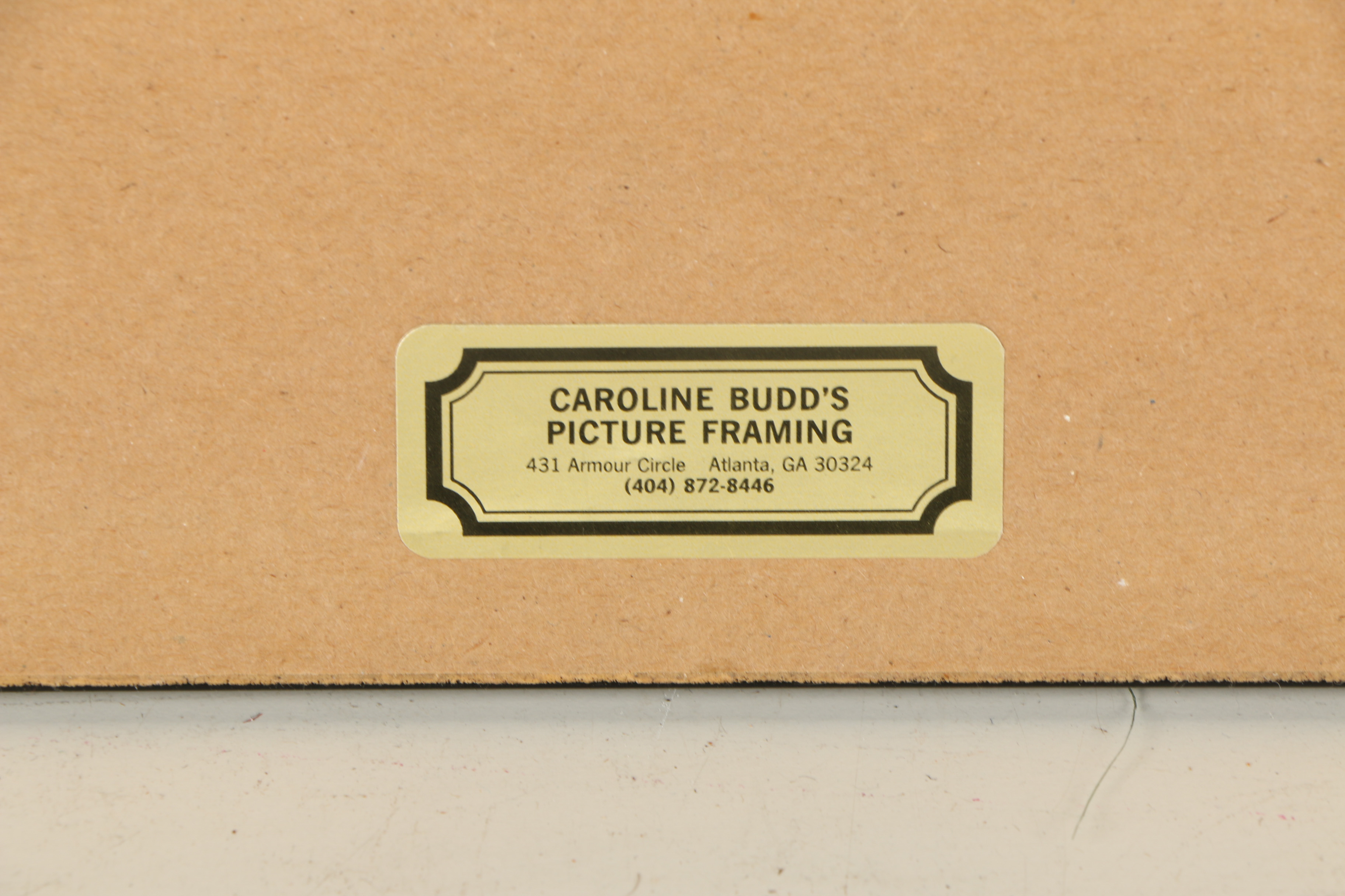 H.D.C Sepia Photograph of Flower