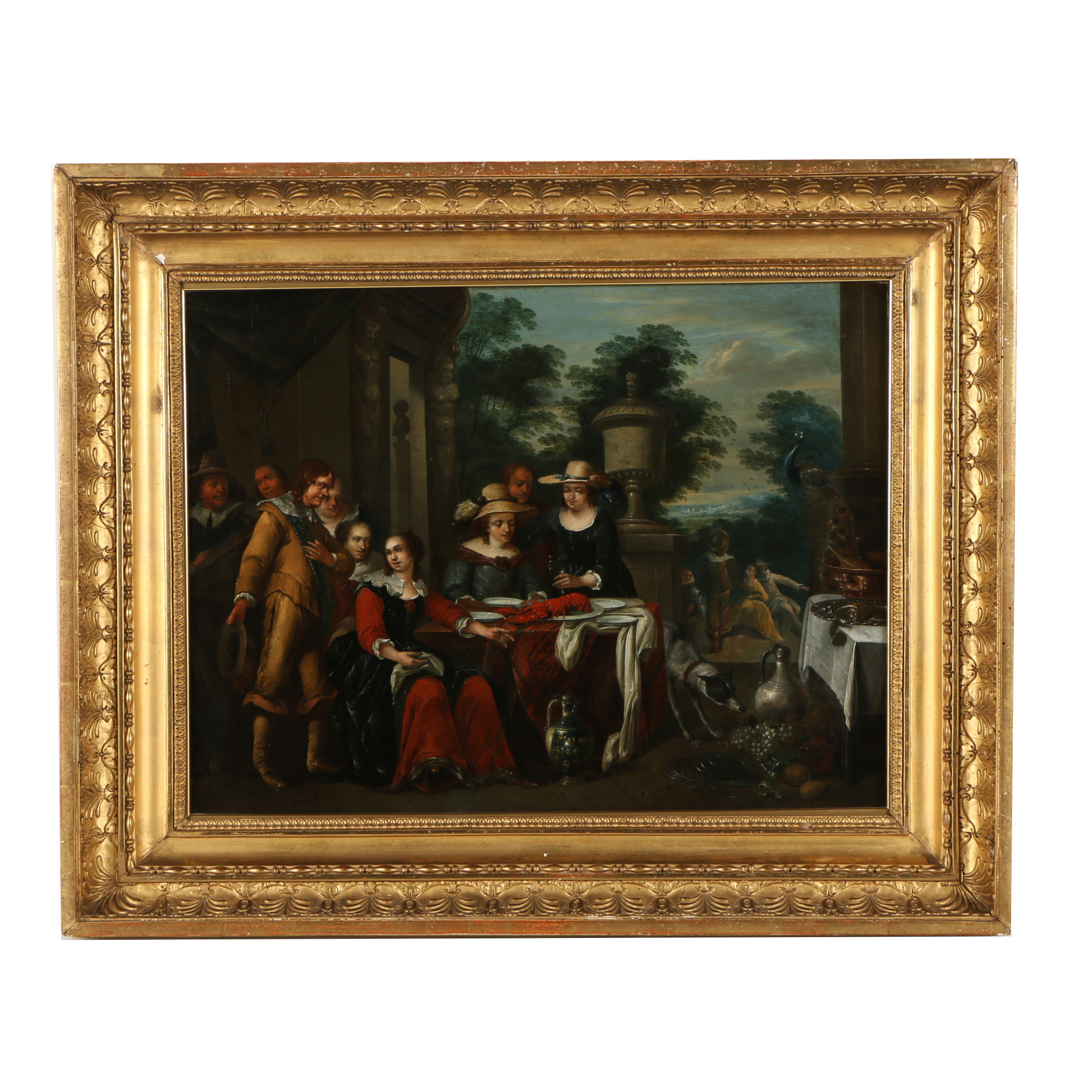 Antique Dutch School Oil Painting