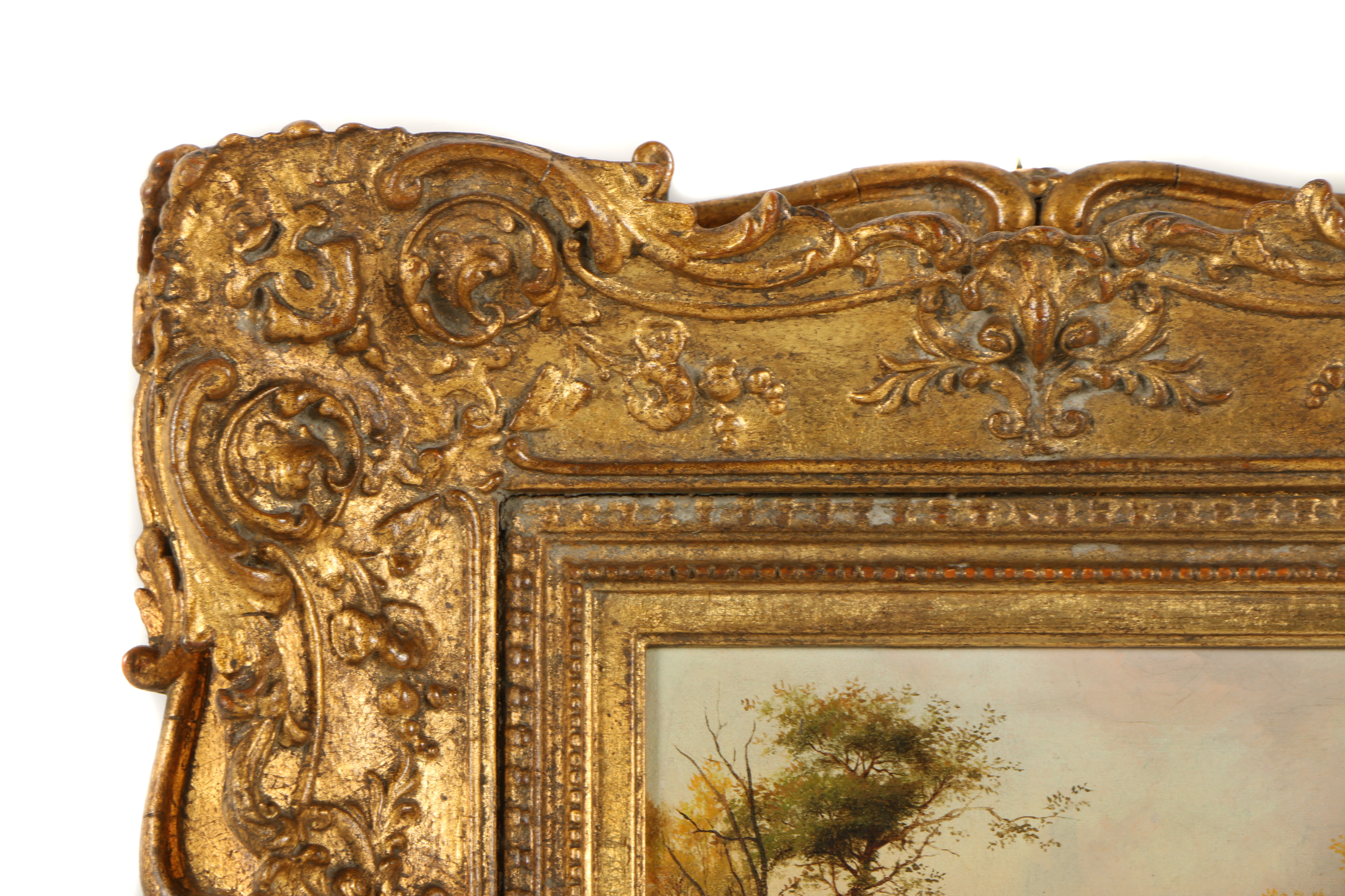 Antique Landscape Oil Painting