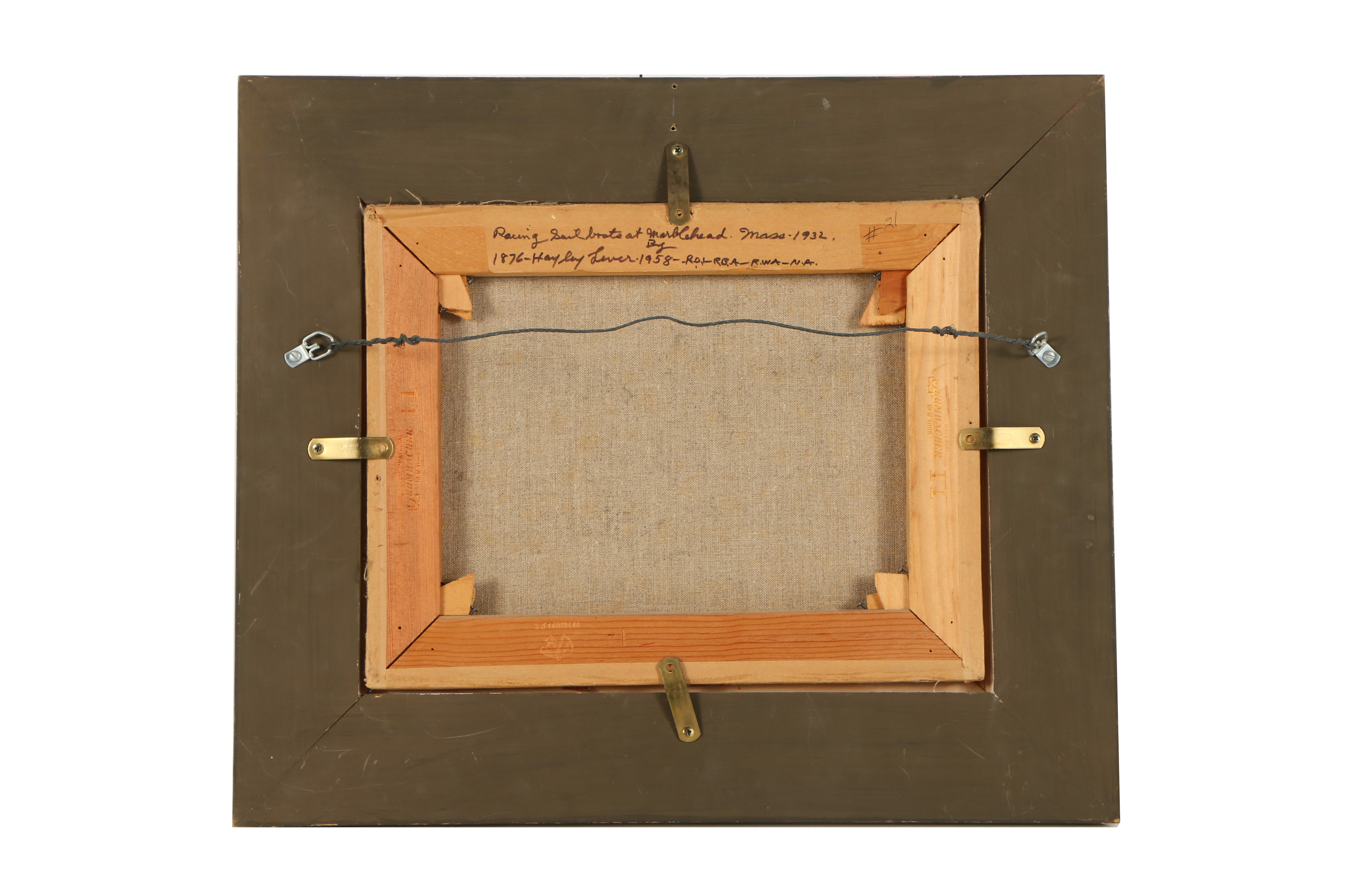 Hayley Lever Oil Painting "Racing Sailboats at Marblehead"