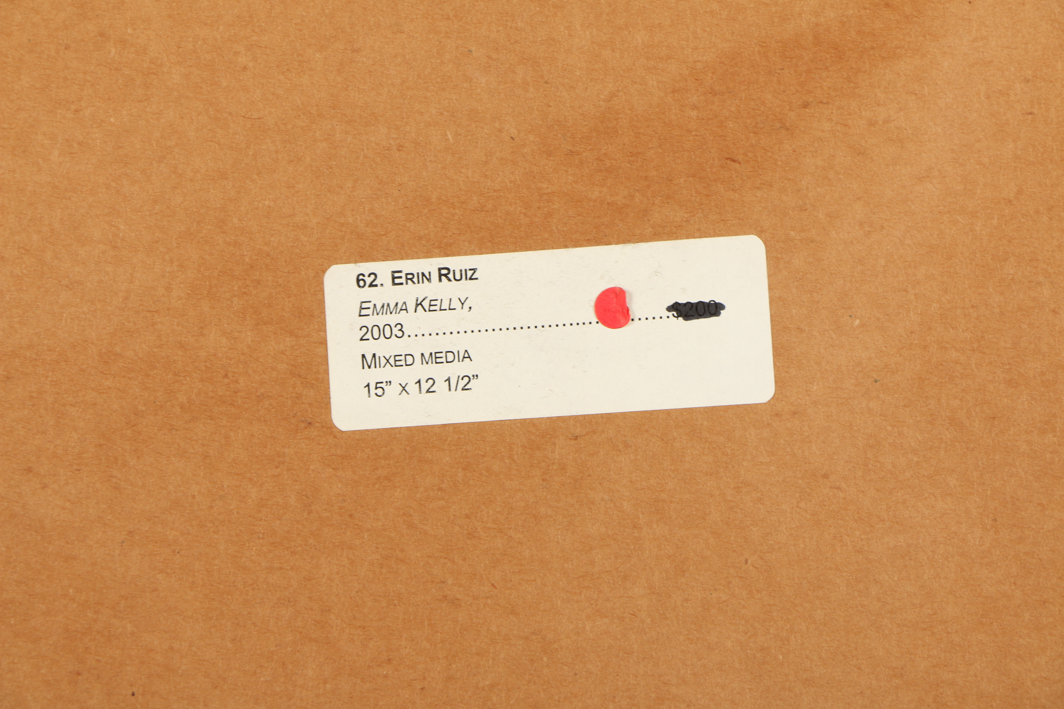 Erin Ruiz Mixed Media Drawing "Emma Kelly"