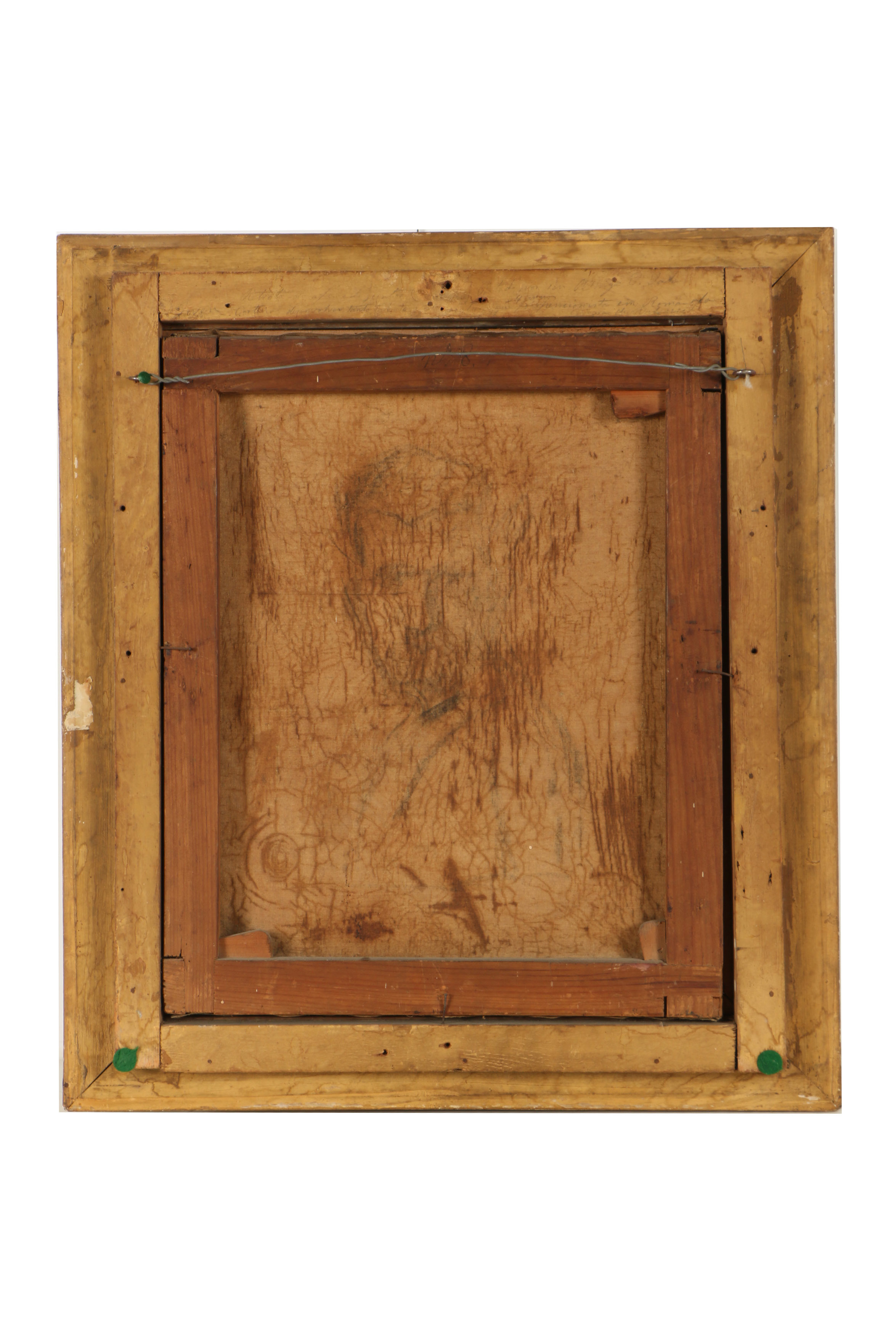 19th Century Self Portrait Attributed to Emilio Sala Frances