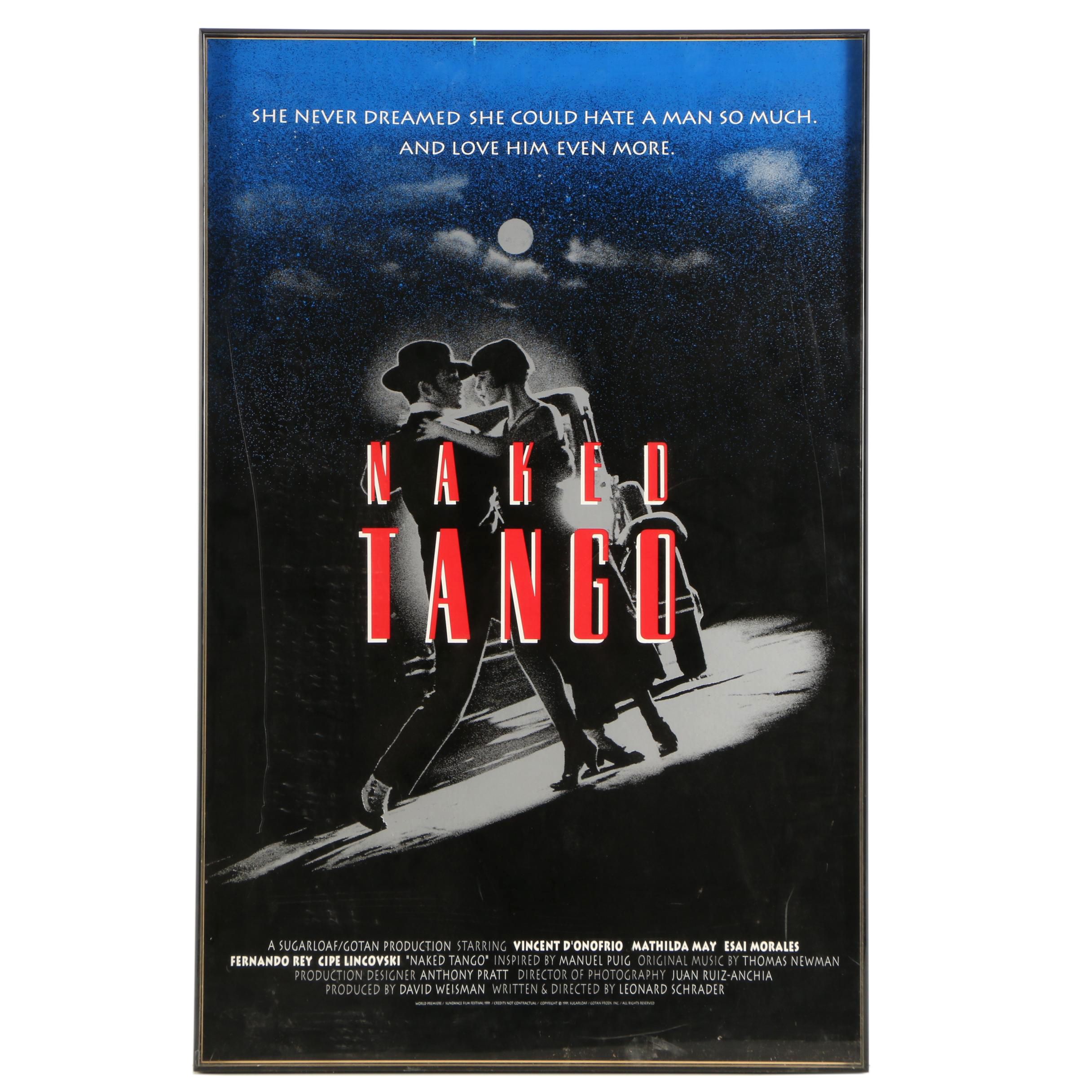 Promotional "Naked Tango" Serigraph Poster Print