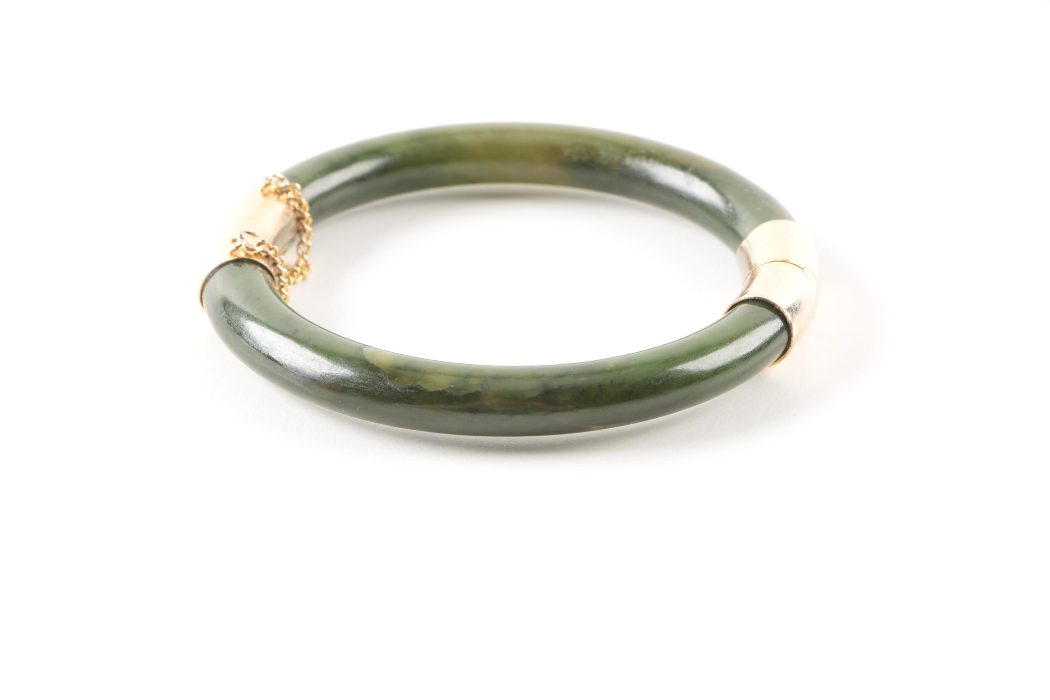 Jasper, Malachite, and Rose Quartz Jewelry Selection Including Sterling Silver