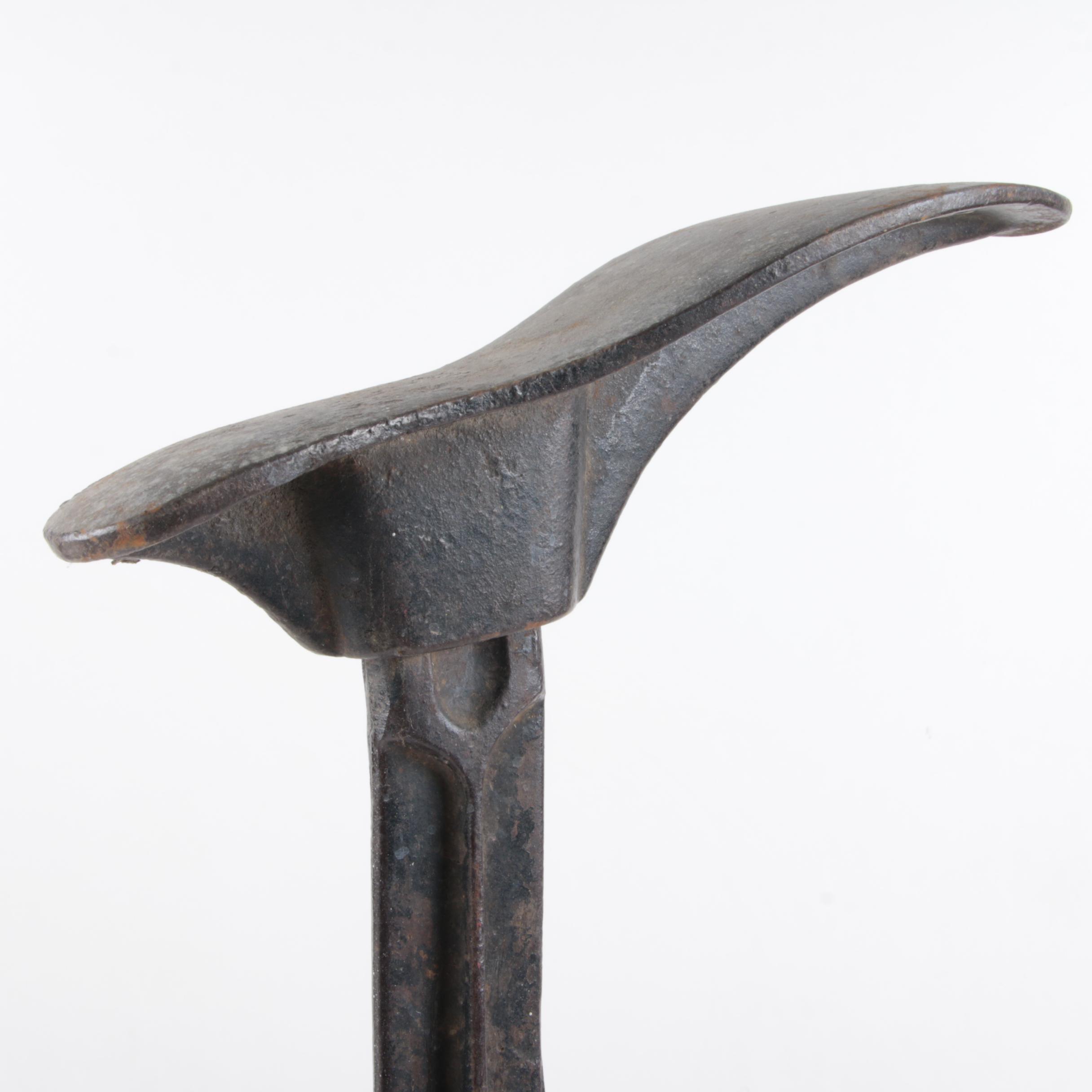 Vintage Cast Iron Cobbler's Stand