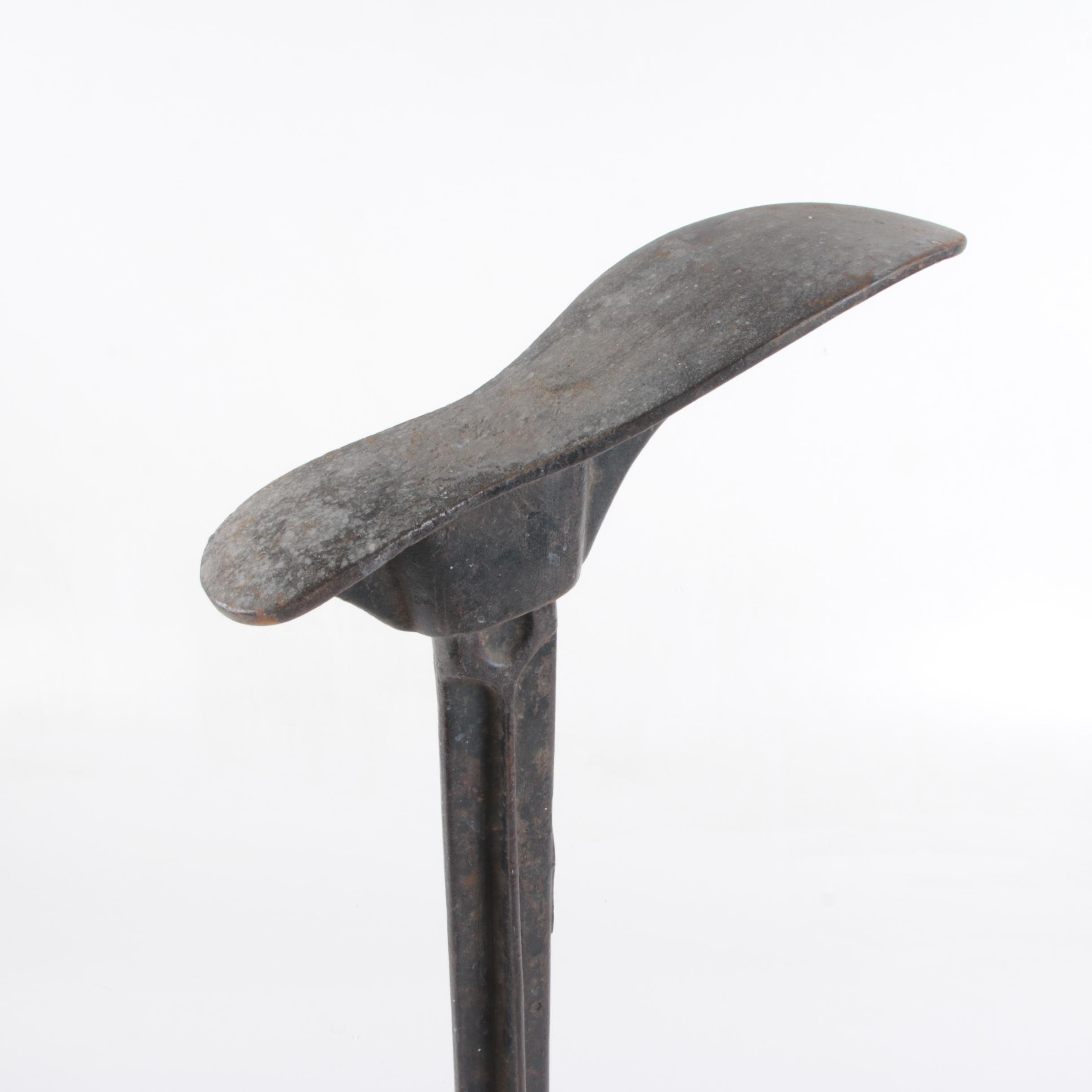Vintage Cast Iron Cobbler's Stand