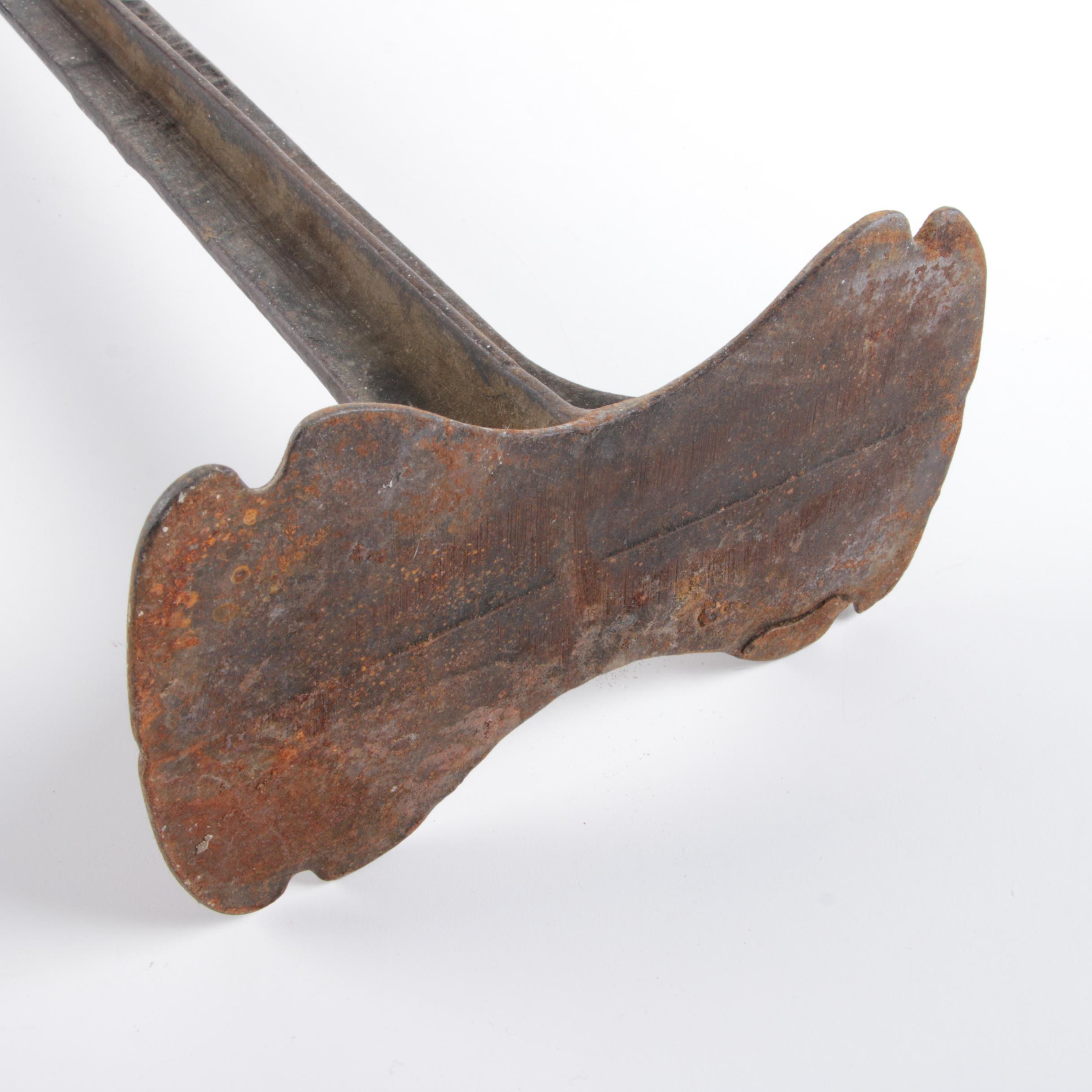 Vintage Cast Iron Cobbler's Stand