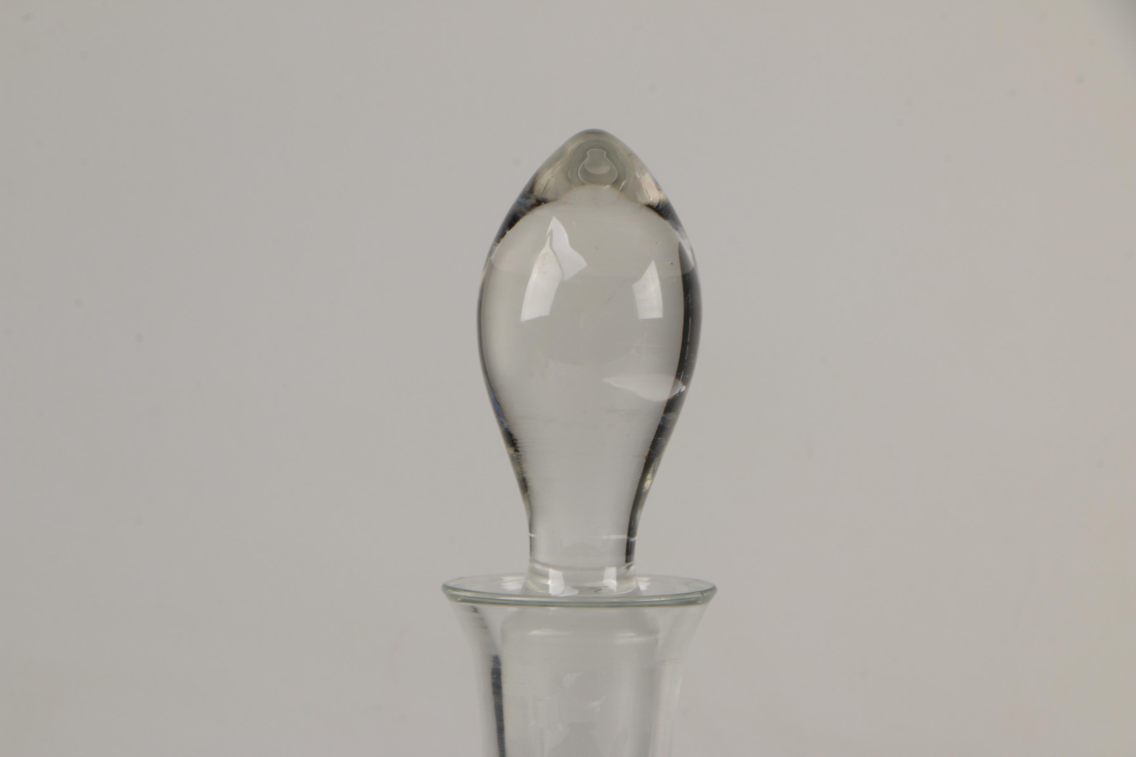 Vintage Etched Glass Barware