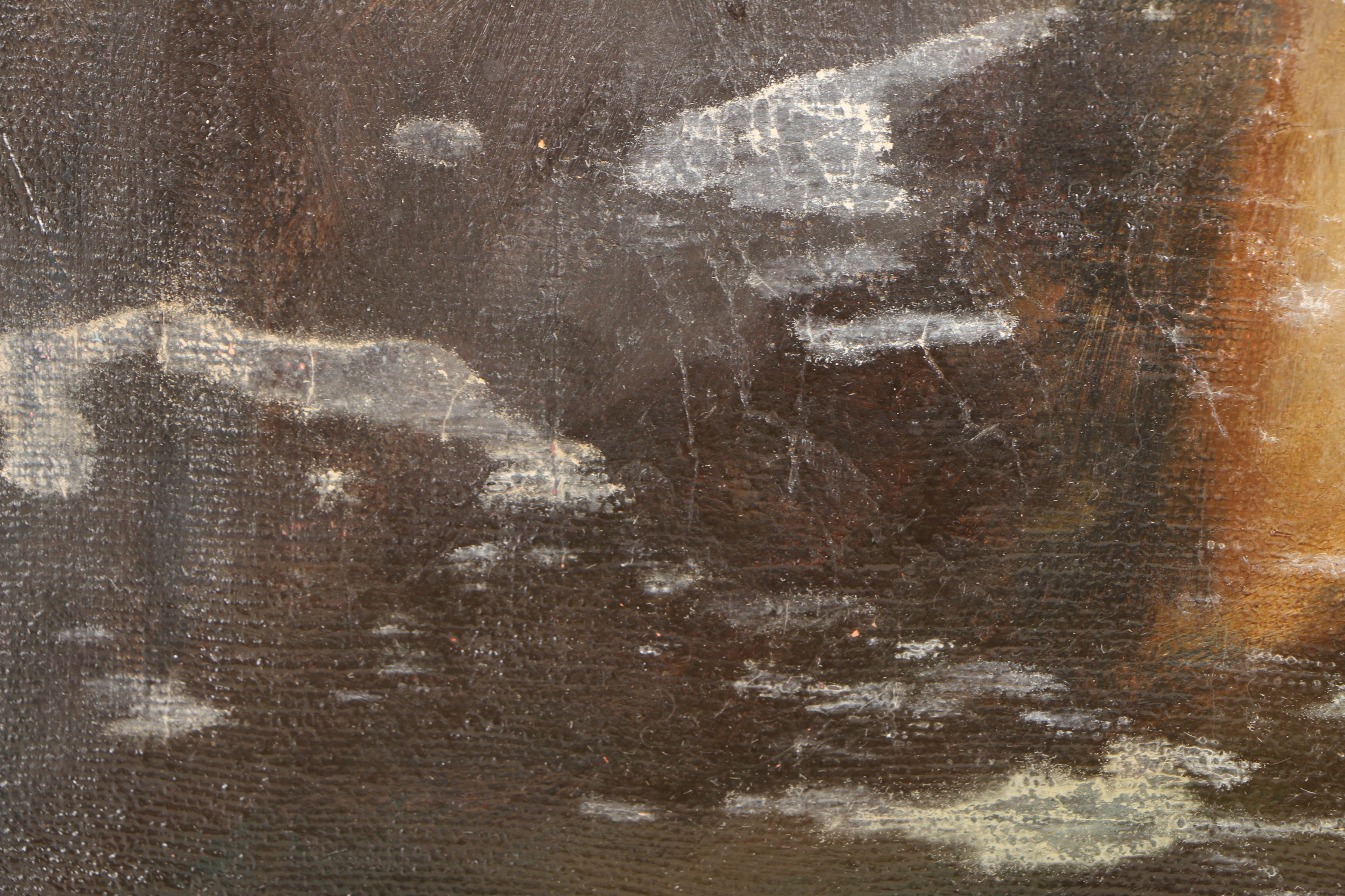 Oil Painting of a Nude Woman