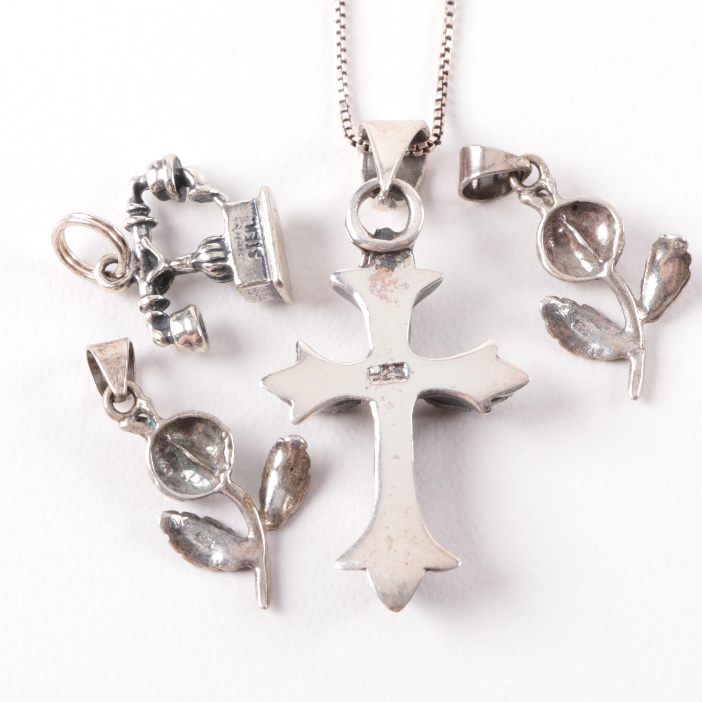 Sterling Silver Jewelry Selection Featuring Abalone