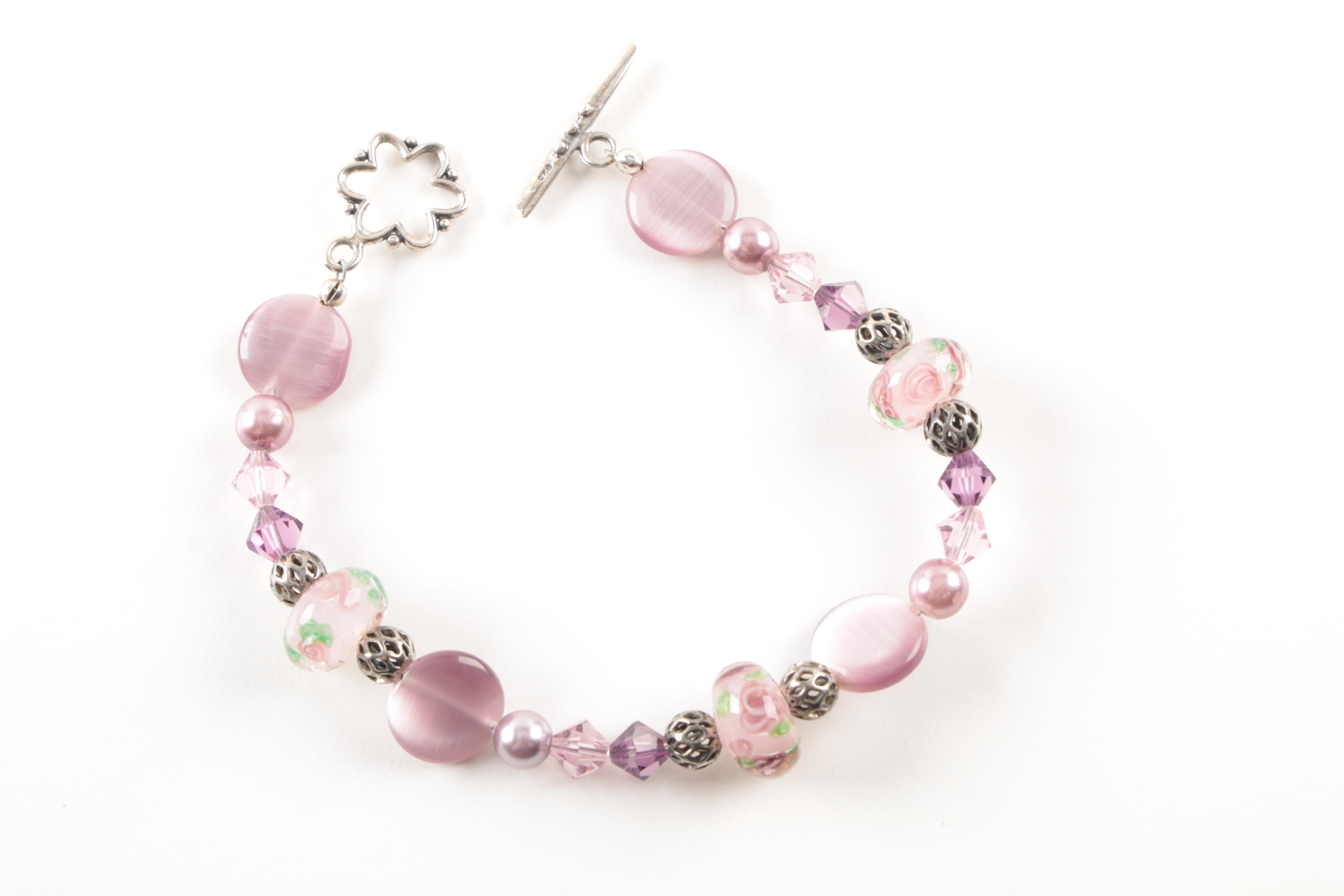 Sterling Silver Smoky Quartz, Agate, and Black Onyx Jewelry Selection