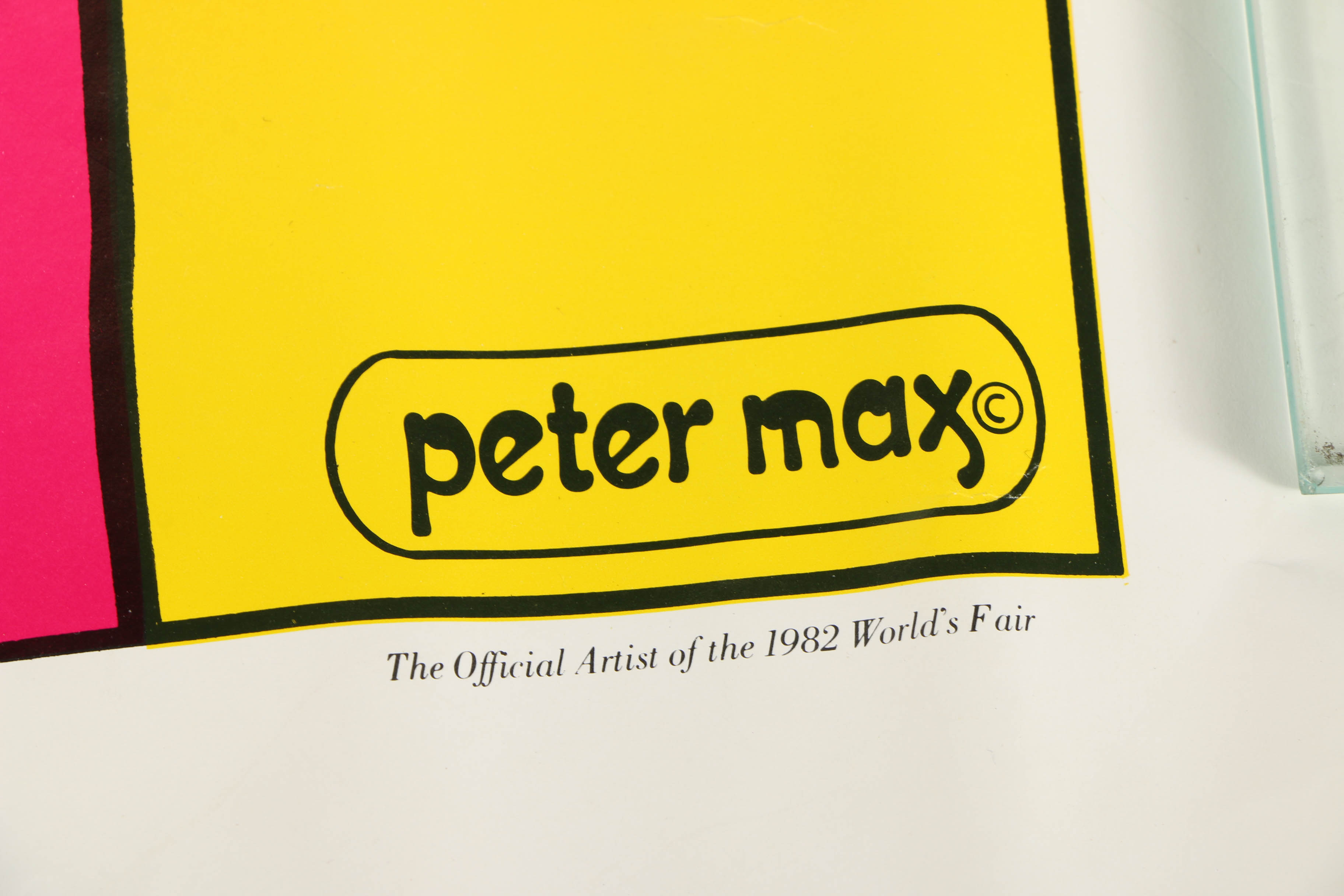 Lithograph Prints on Paper after Peter Max "Cosmic Trapeze" and "Floating"