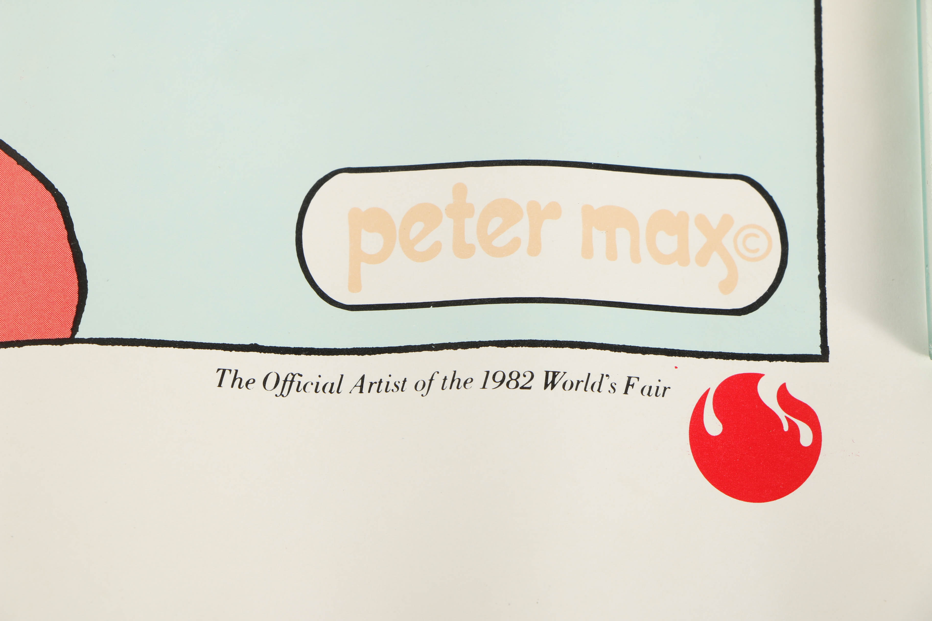 Lithograph Prints on Paper after Peter Max "Cosmic Trapeze" and "Floating"