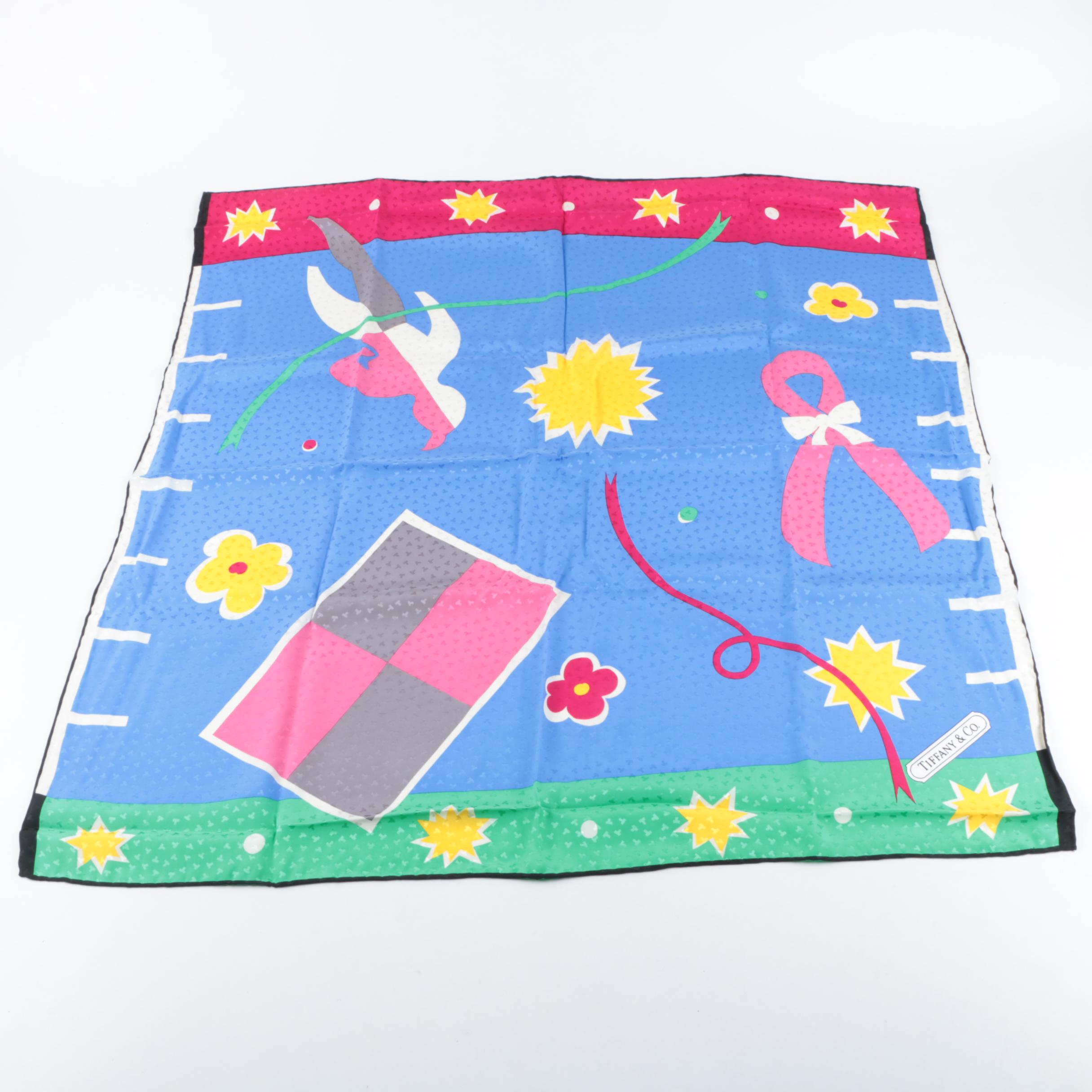 1990s Tiffany & Co. Silk Scarf