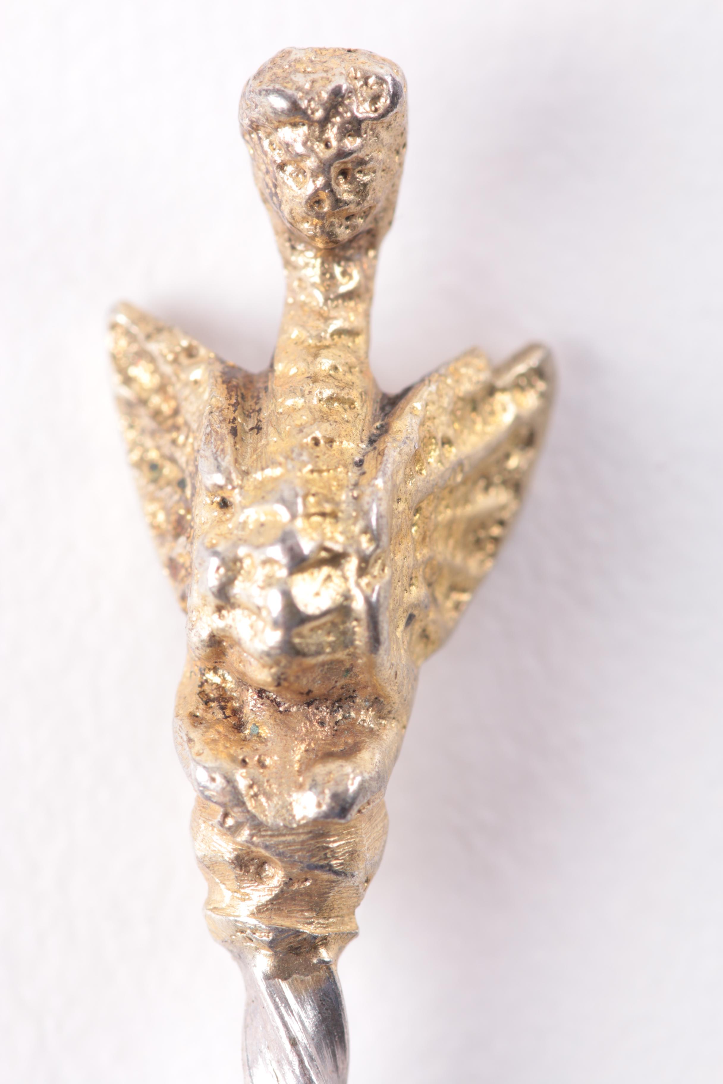 Sterling Silver Jewelry Selection Including Napier and Miniature Spoon