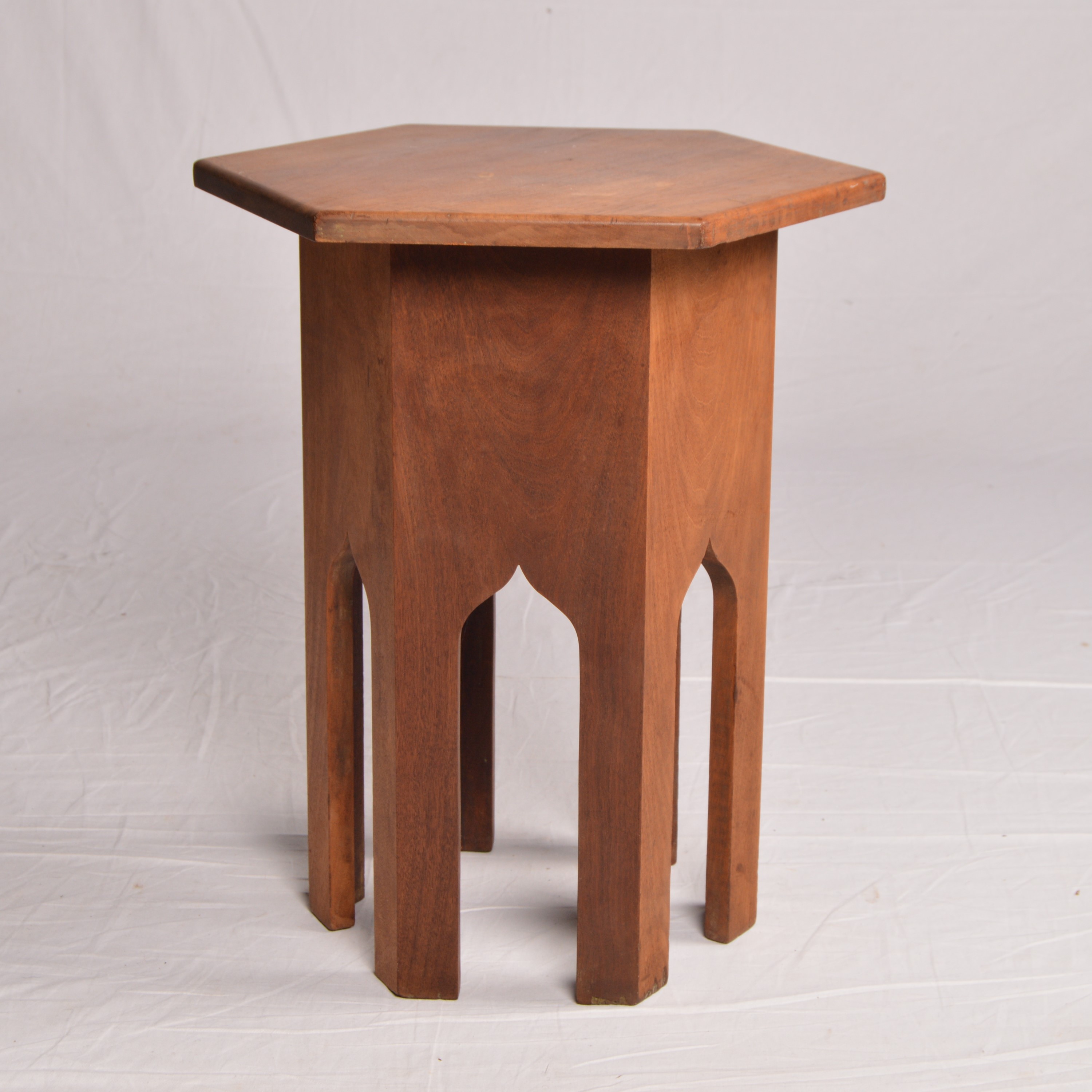 Vintage Syrian Style Wooden Side Table