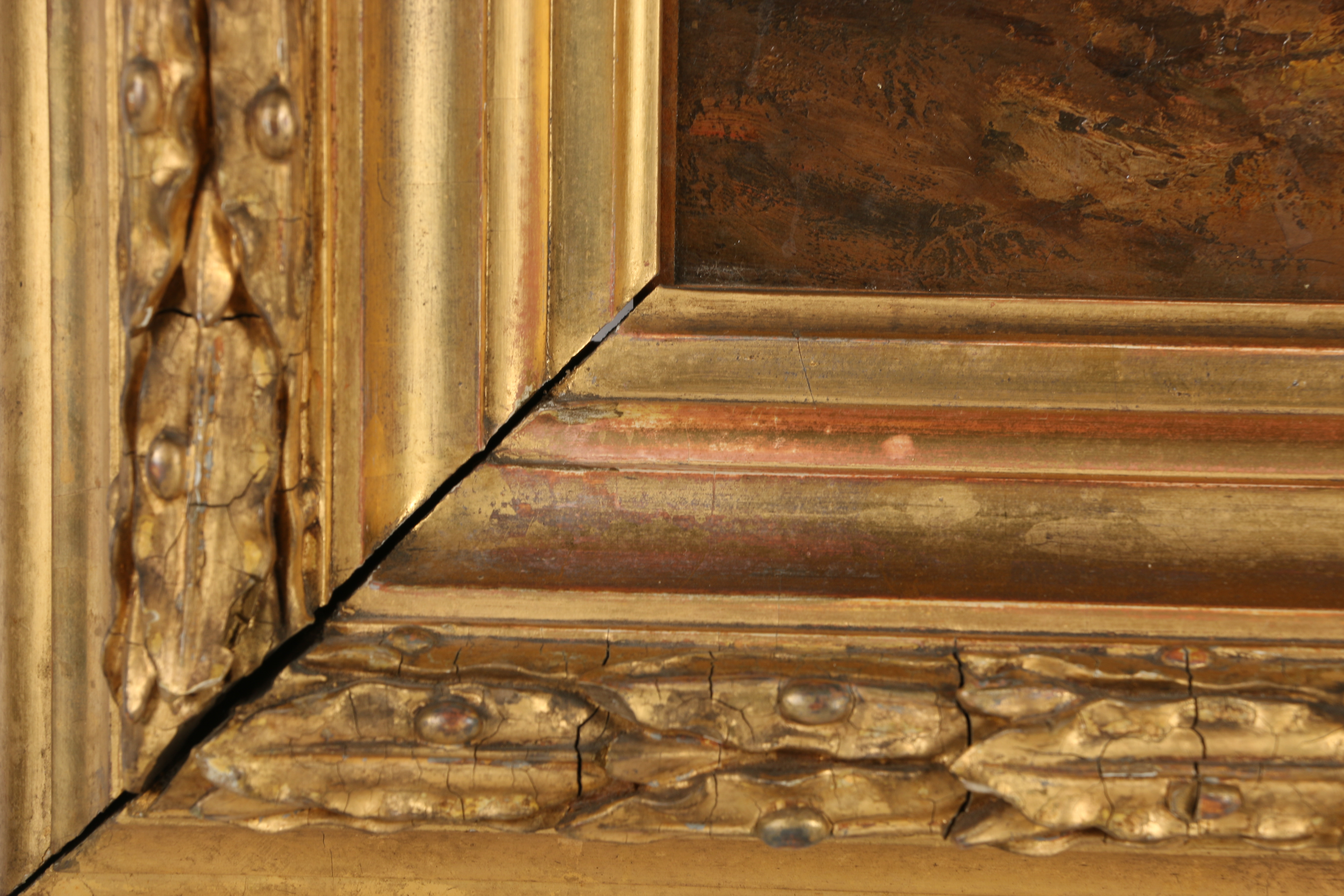 John Thomas Peele Oil Painting "Girl and Kitten"