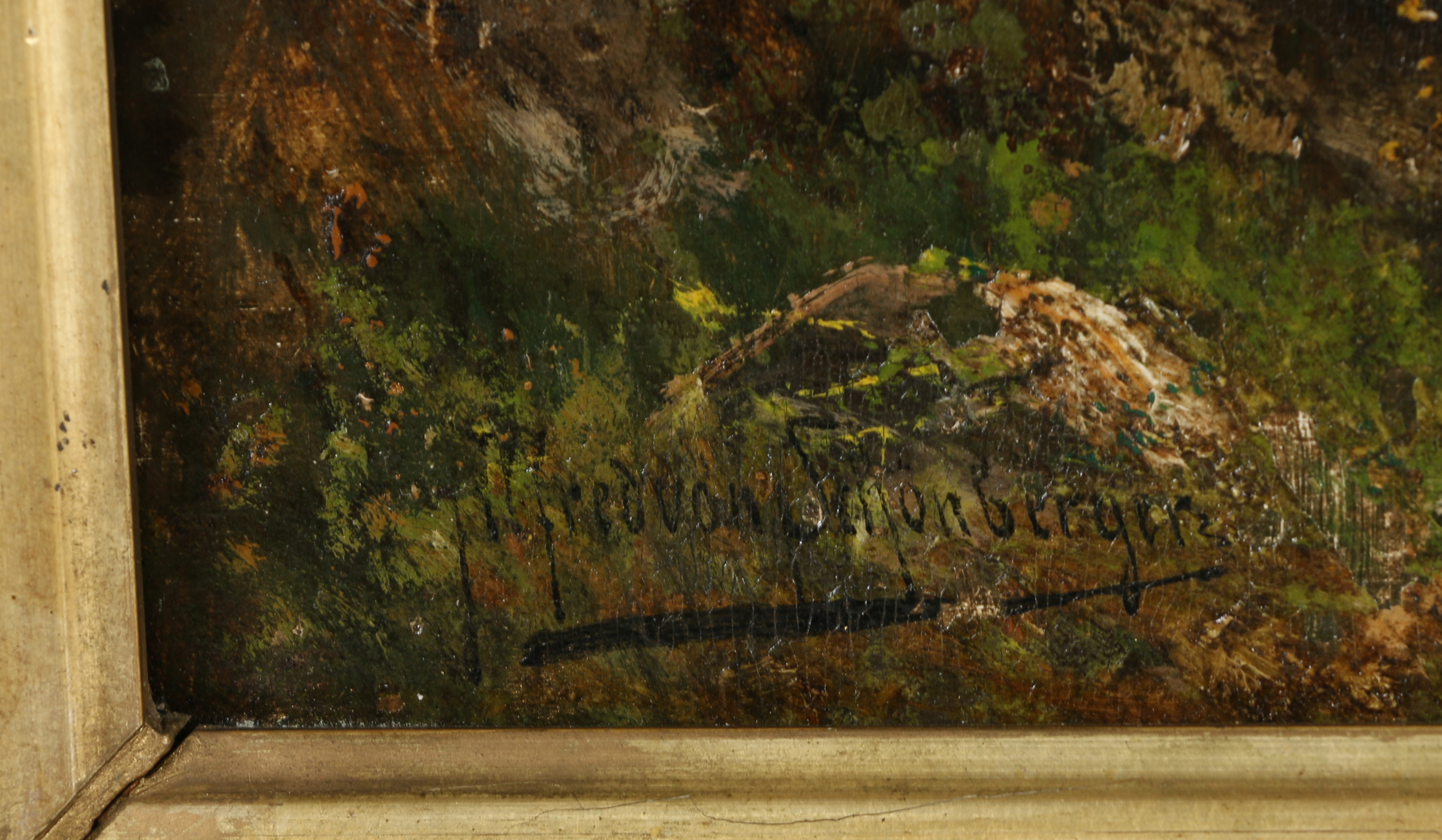 Alfred Von Schonberger Oil Painting