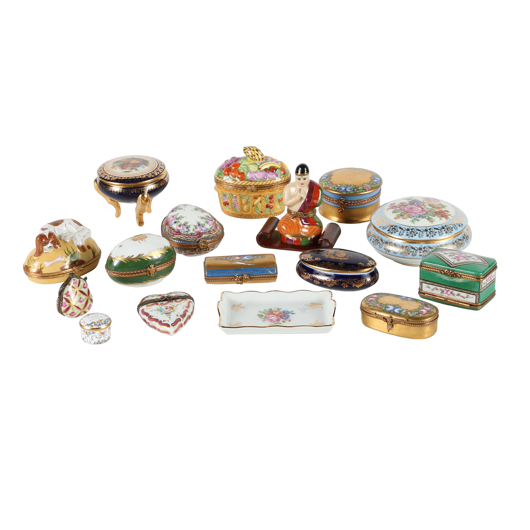 Hand-Painted Limoges Porcelain