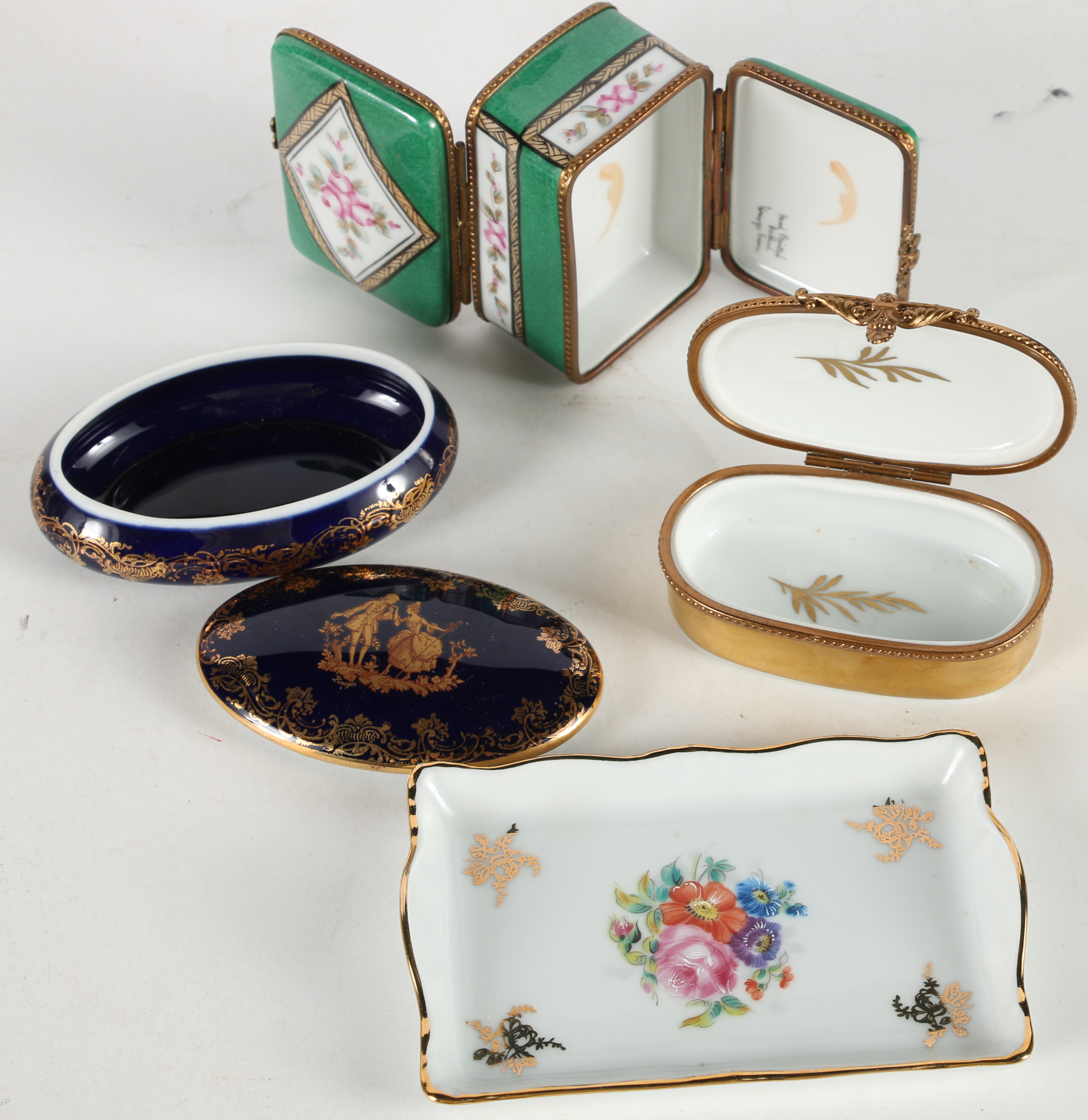 Hand-Painted Limoges Porcelain