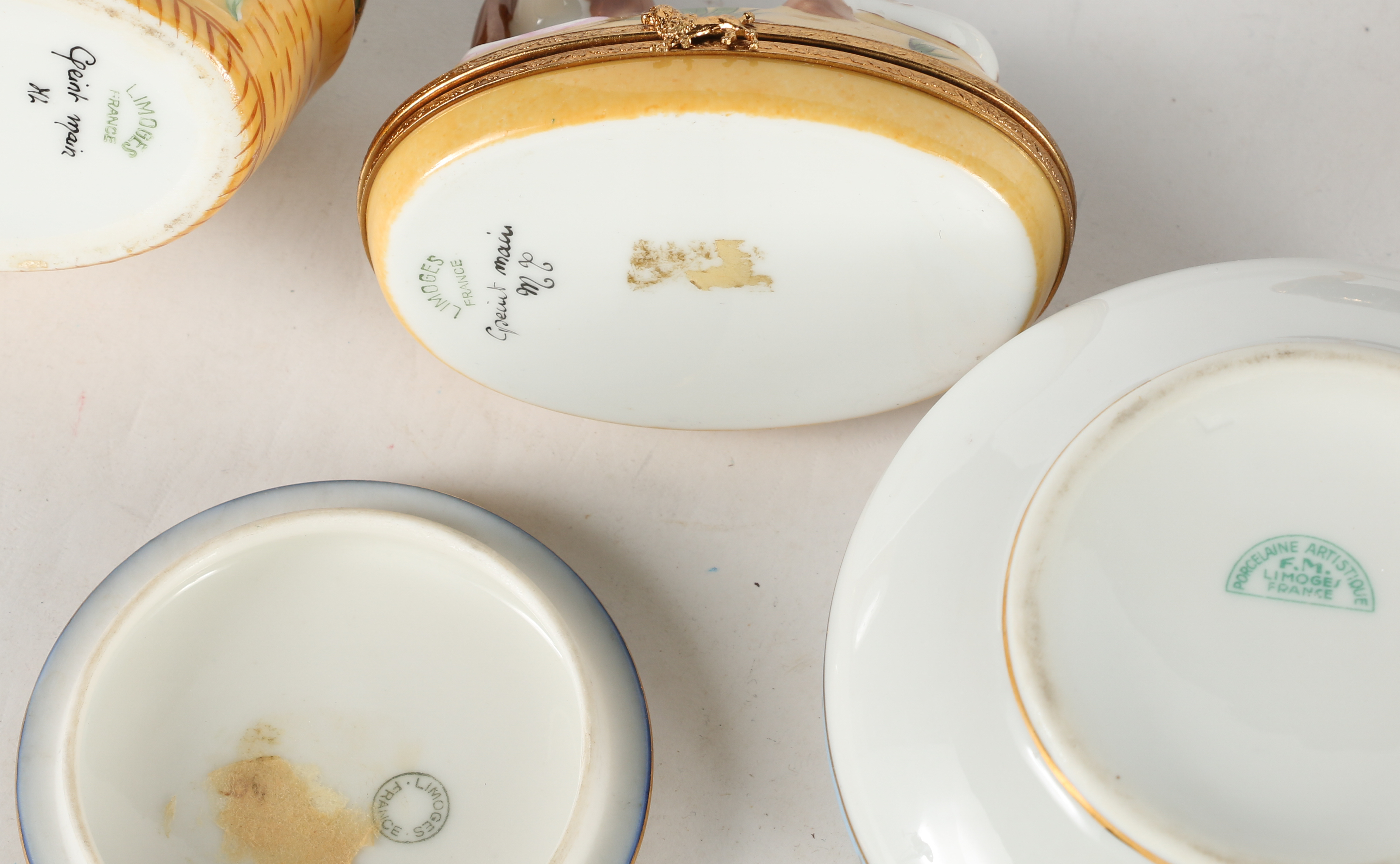 Hand-Painted Limoges Porcelain