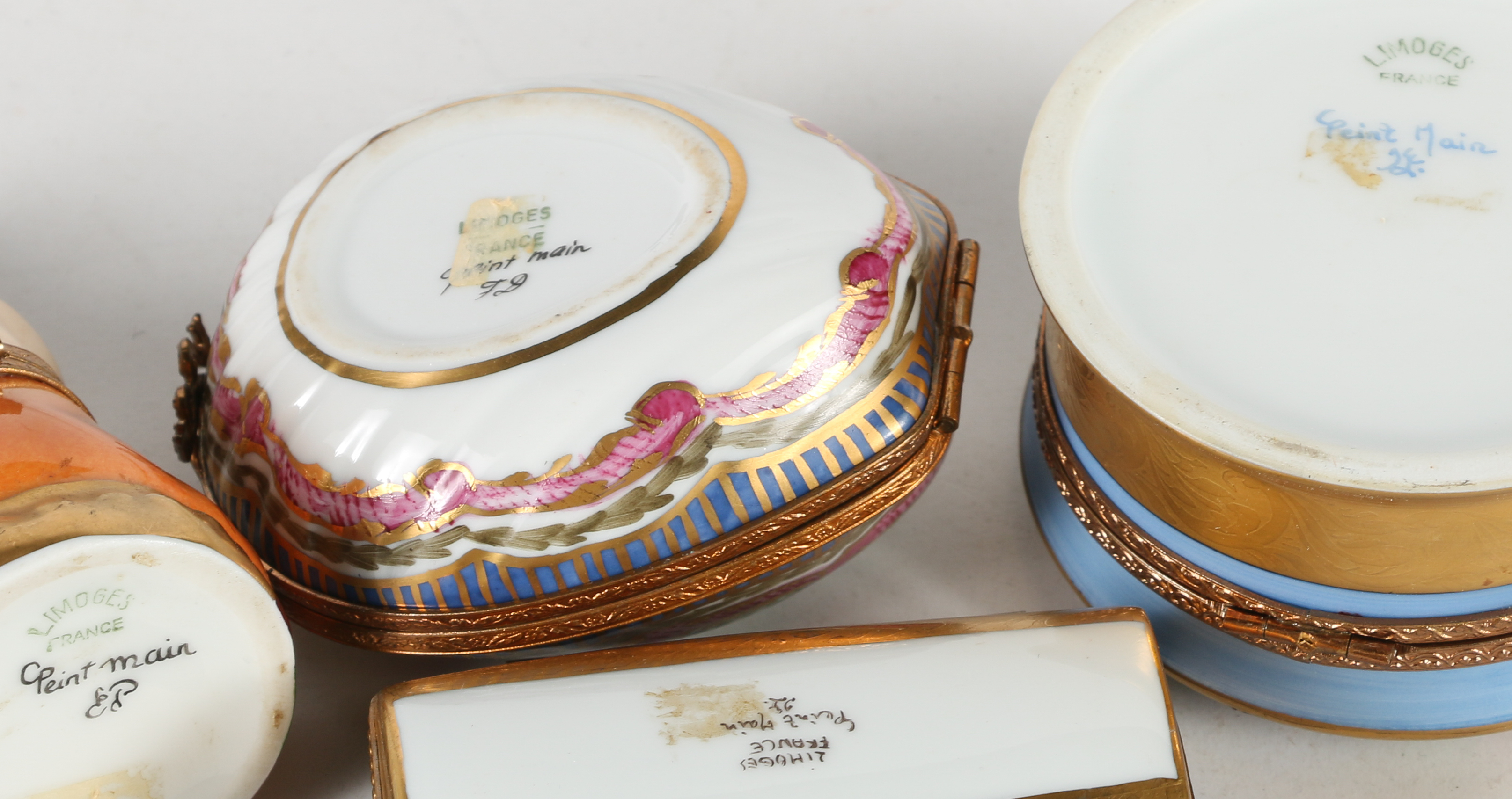 Hand-Painted Limoges Porcelain
