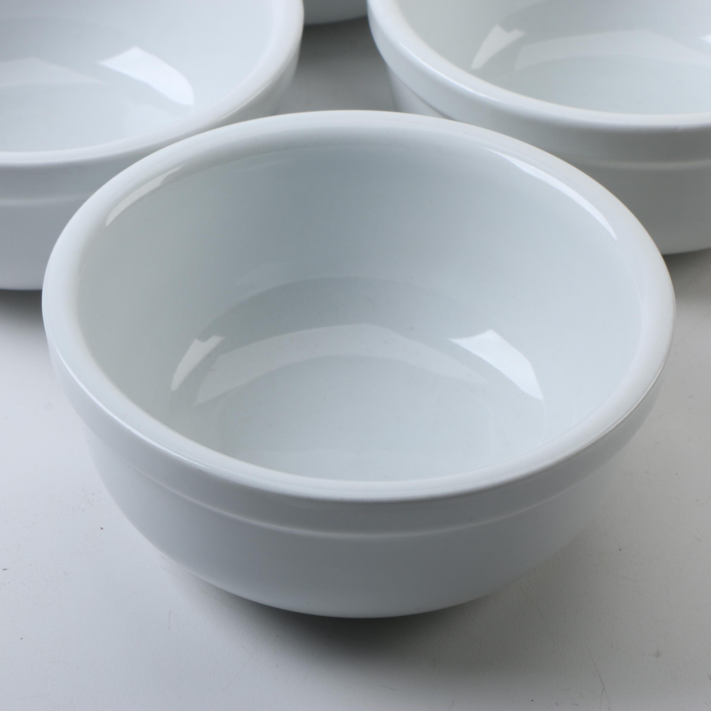 Red Chantel Ramekins and IDG Ironstone Bowls