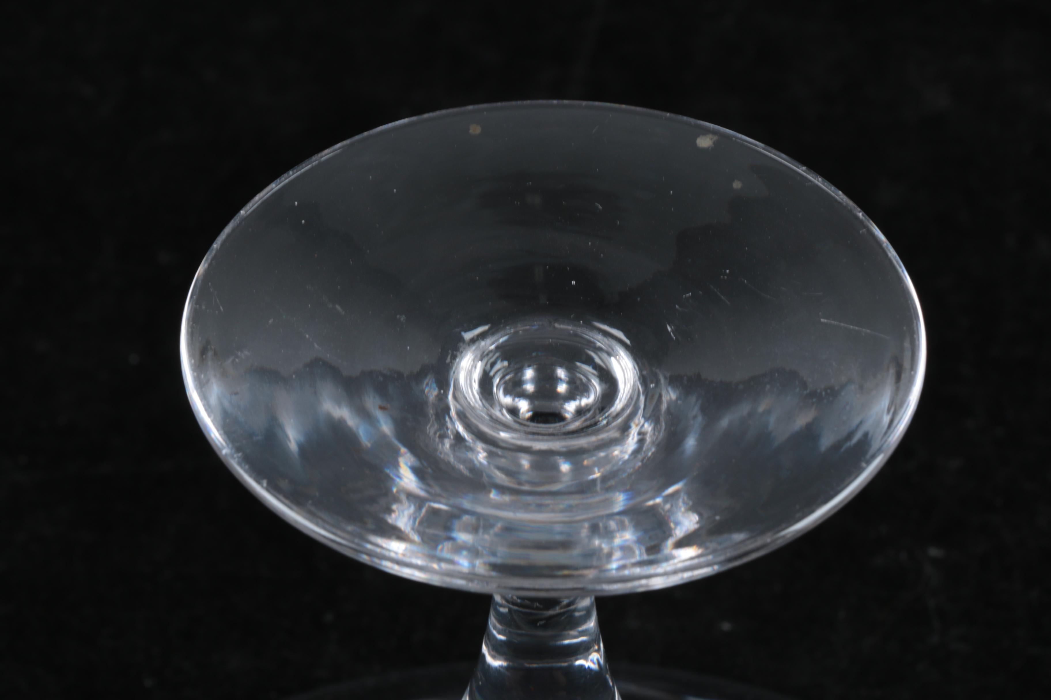 Stuart Crystal "Lyric" Compote and Kosta Boda Cubist Vase