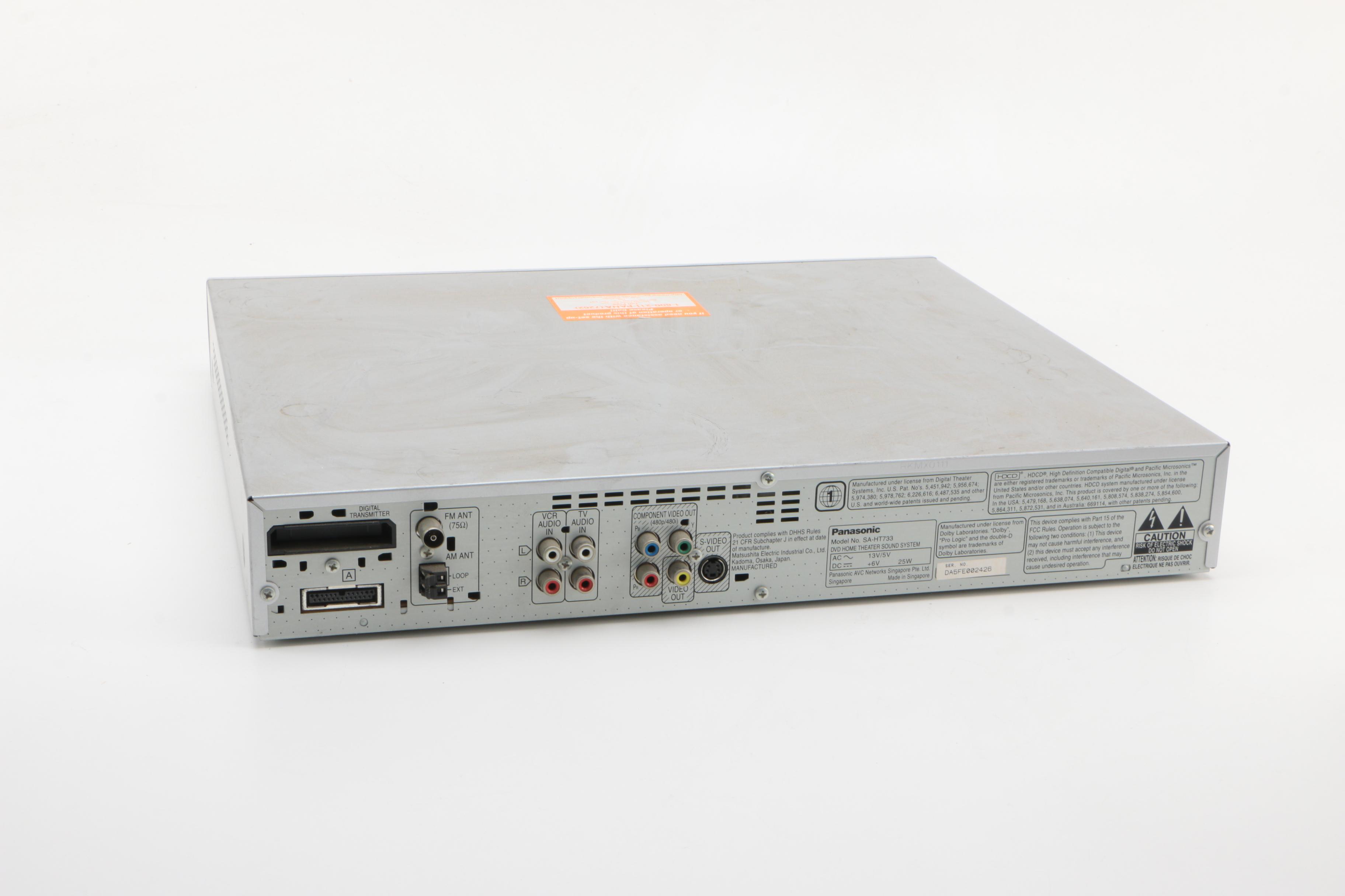 Panasonic DVD Home Theater Surround Sound System