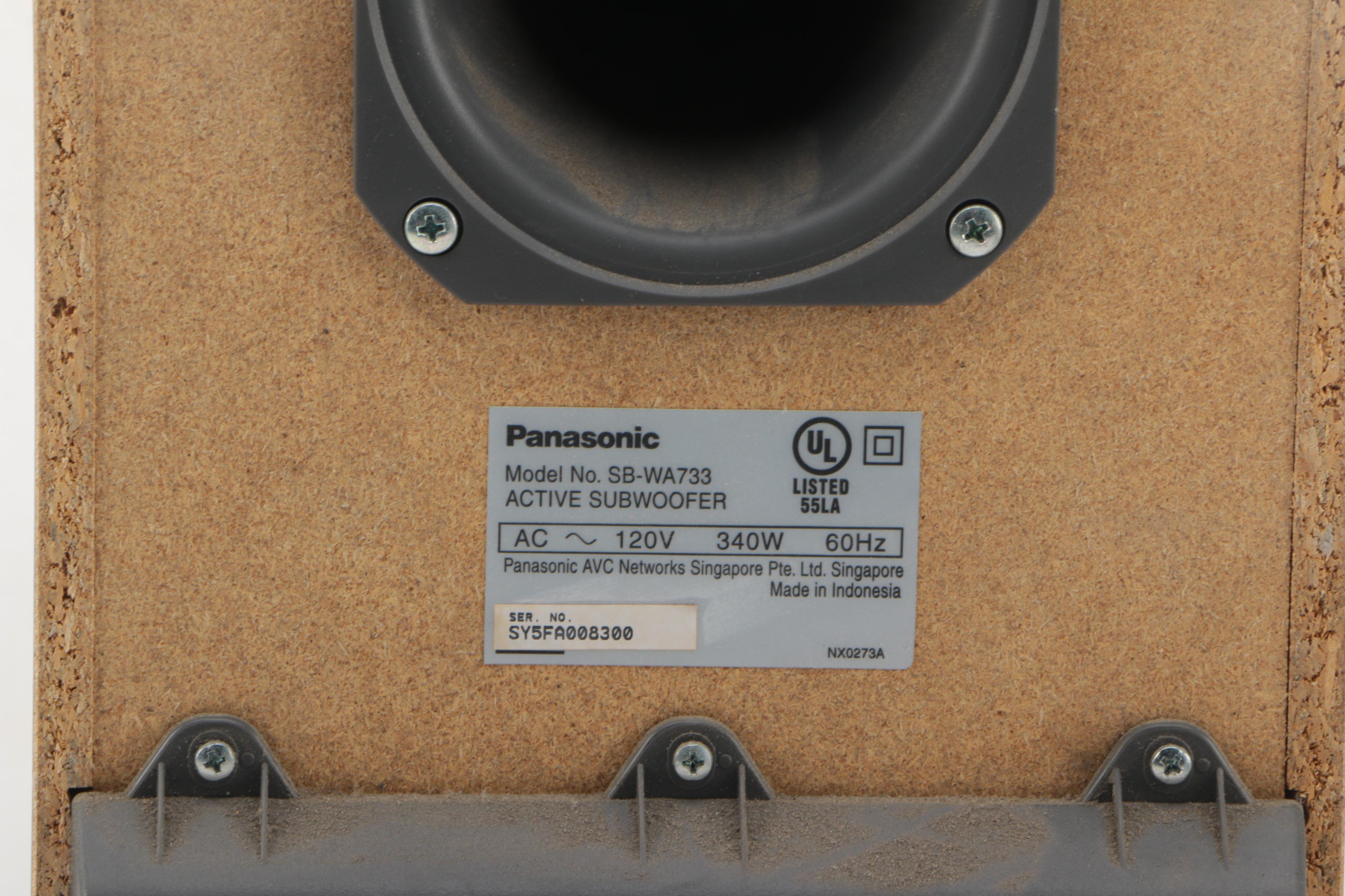 Panasonic DVD Home Theater Surround Sound System