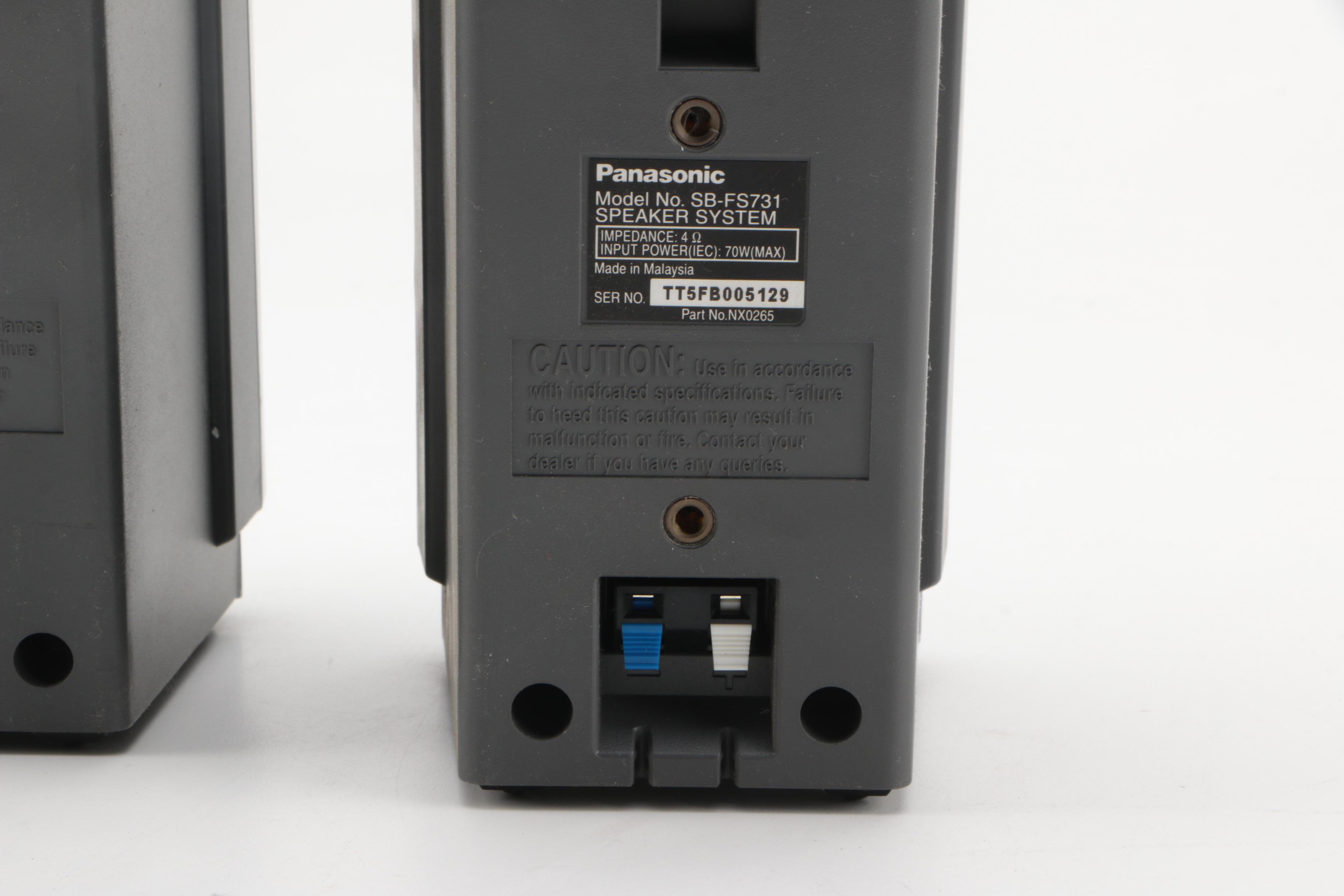 Panasonic DVD Home Theater Surround Sound System