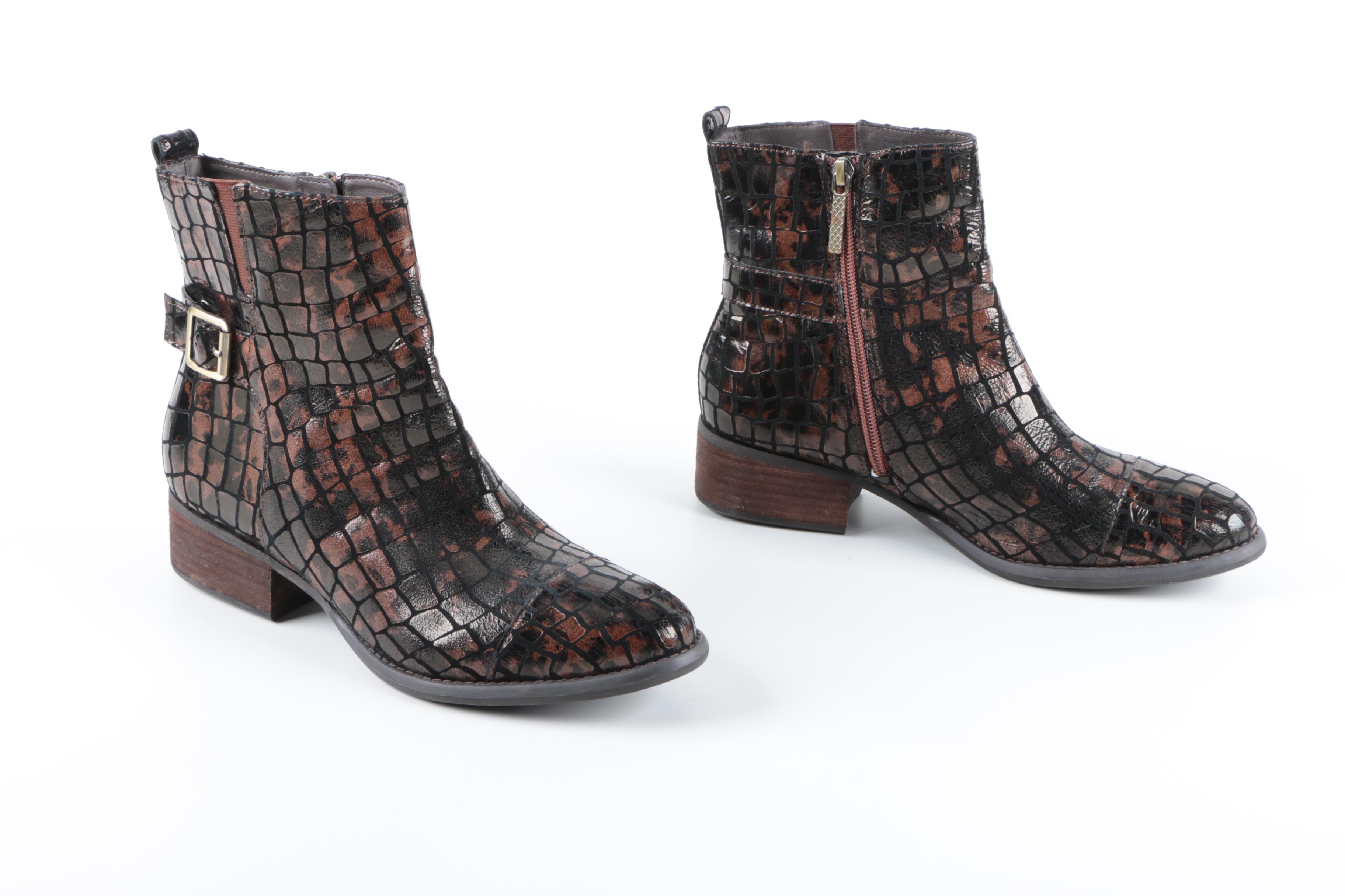 Donald J. Pliner Ankle Boots and Tory Burch Leather Ballet Flats