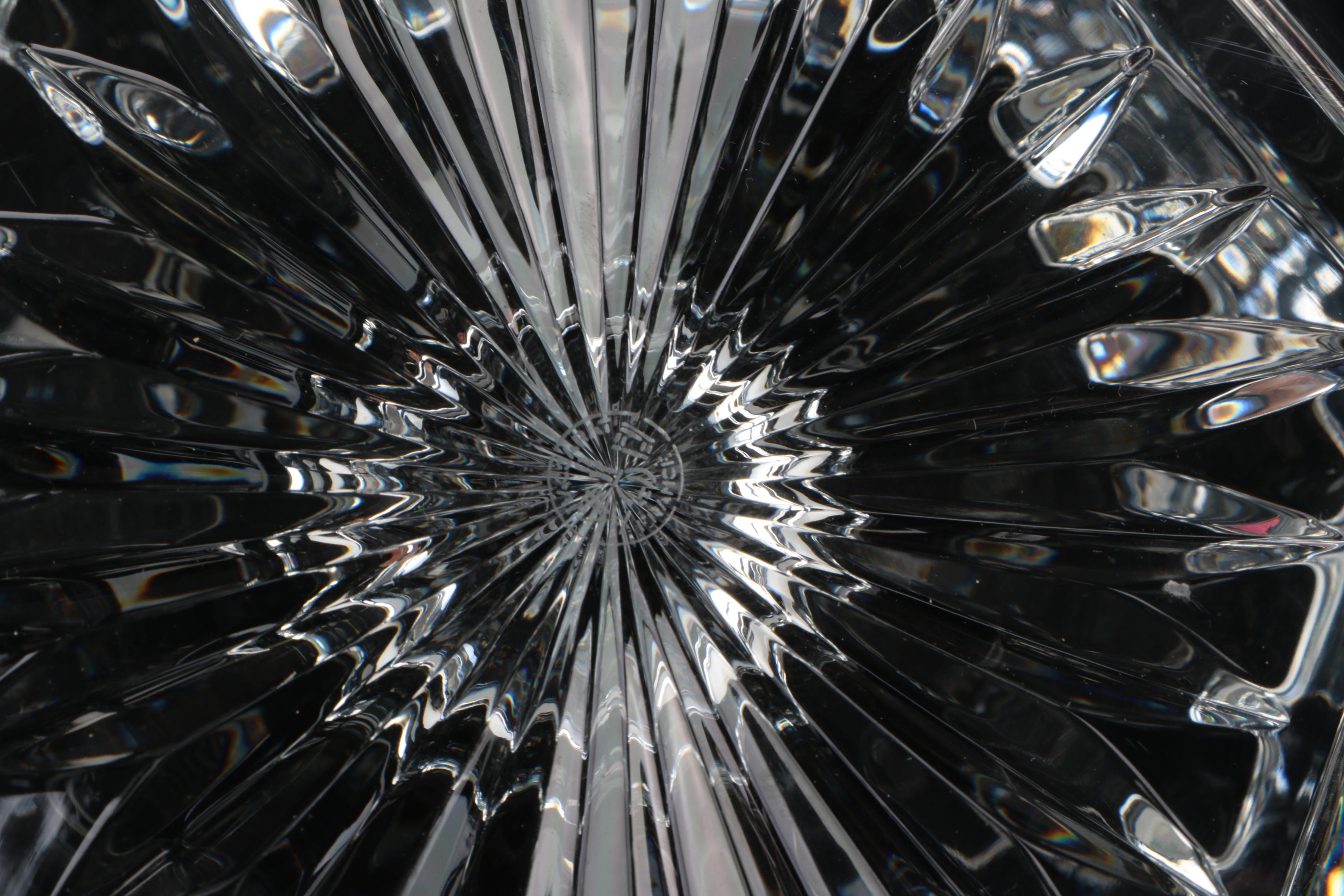 Baccarat "Hugo" Crystal Inkwell with COA