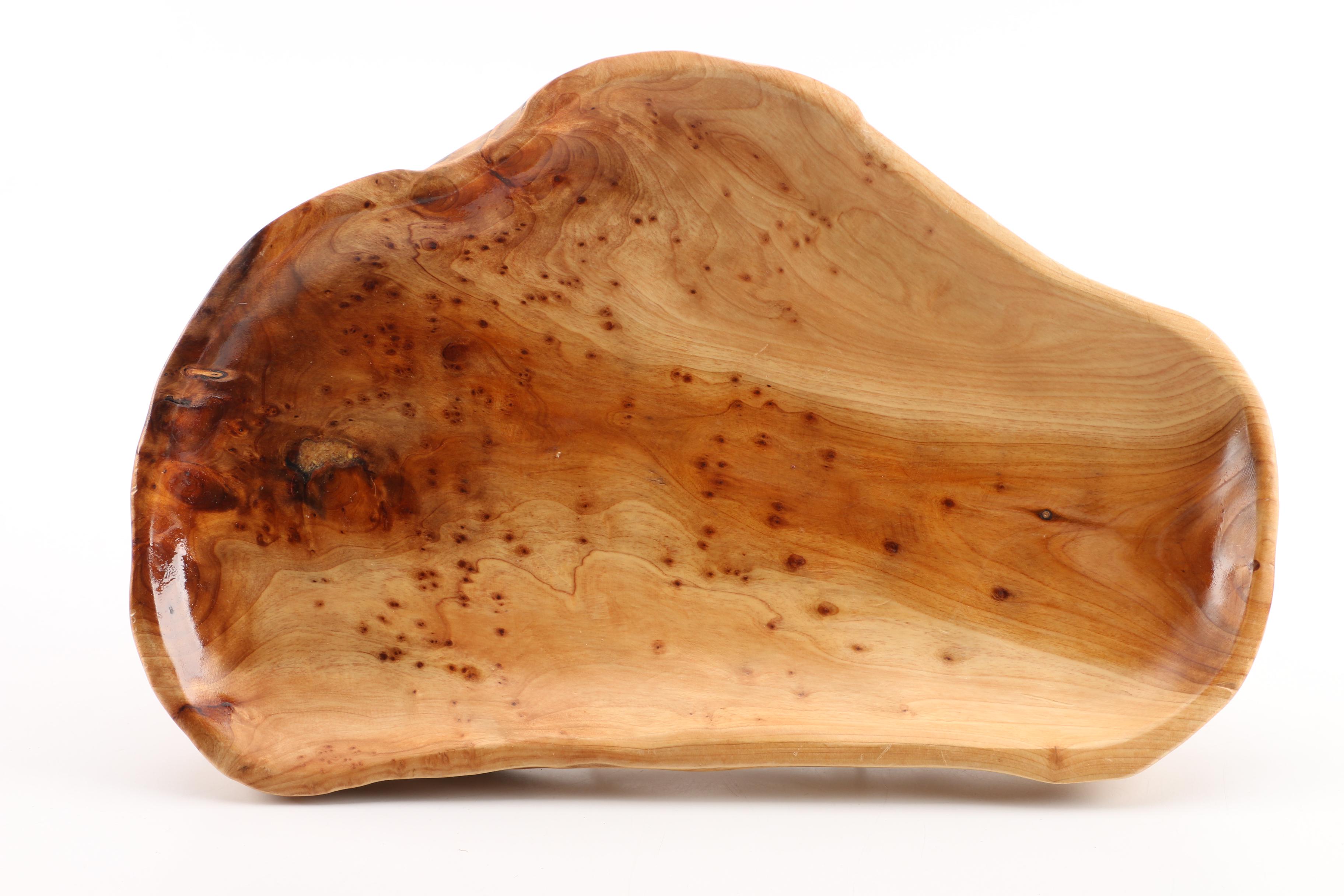 Sculpted Burl Wood Bowls