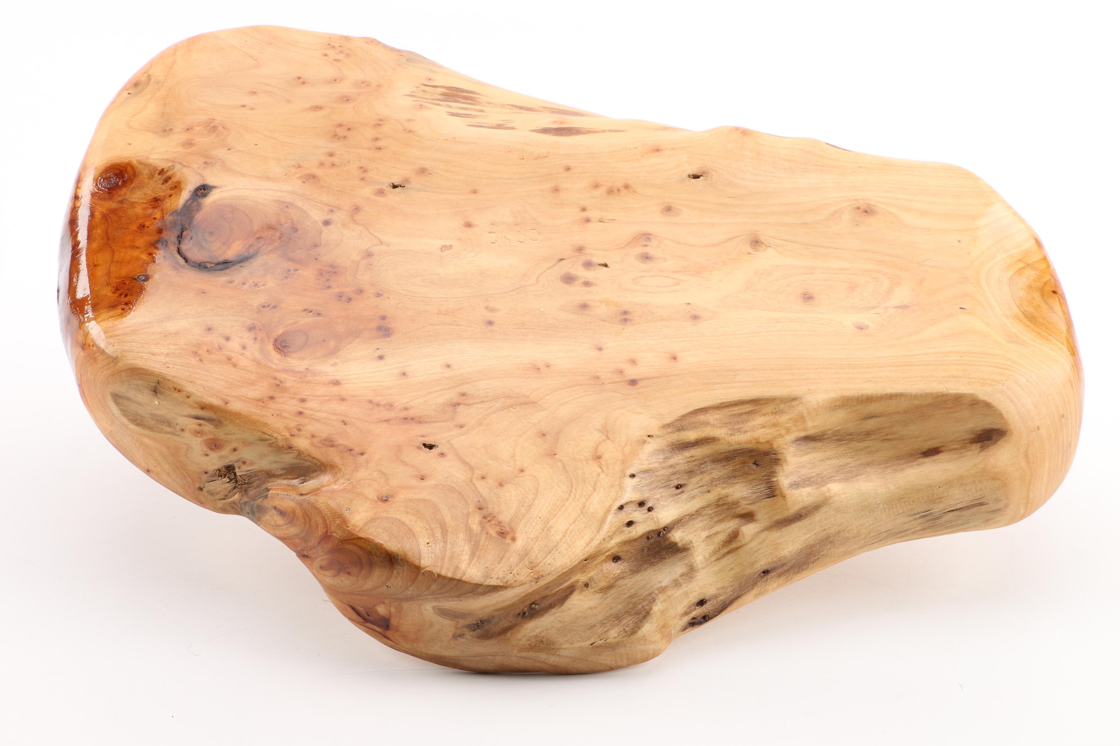Sculpted Burl Wood Bowls